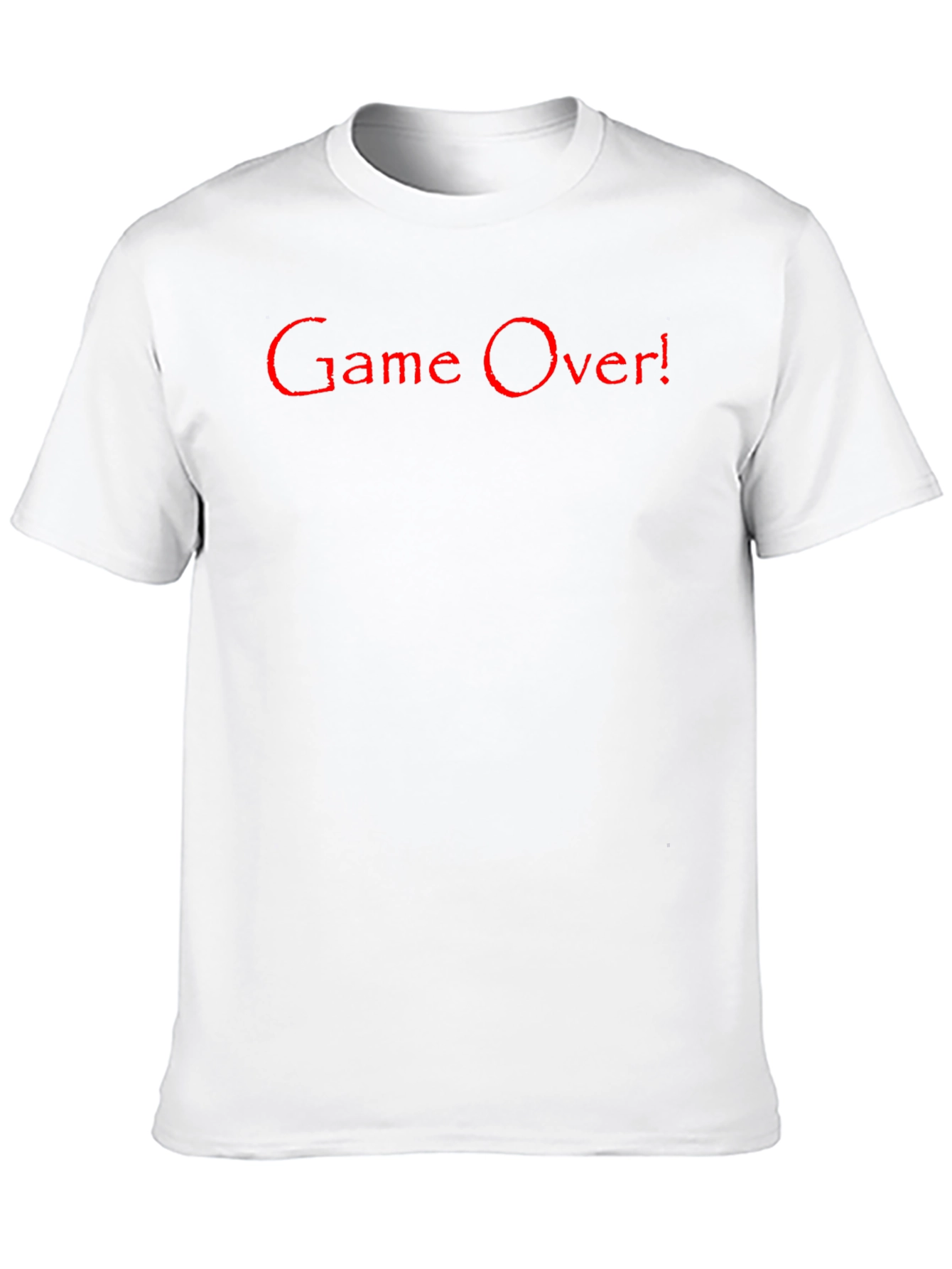 Game Over! Graphic Tee - Black Cotton T-Shirt