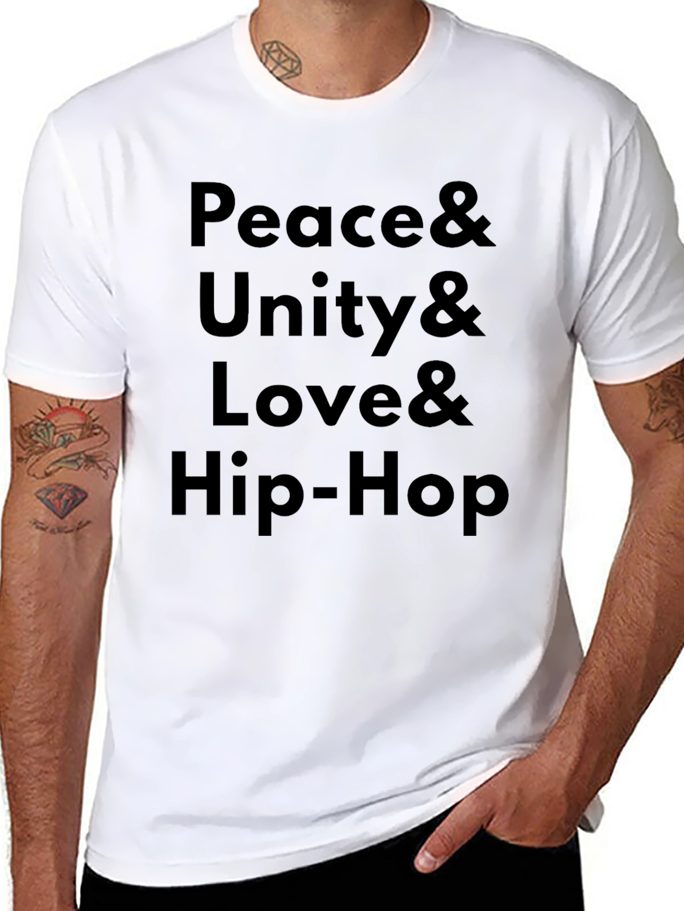 Peace Unity Love Hip Hop T-Shirt