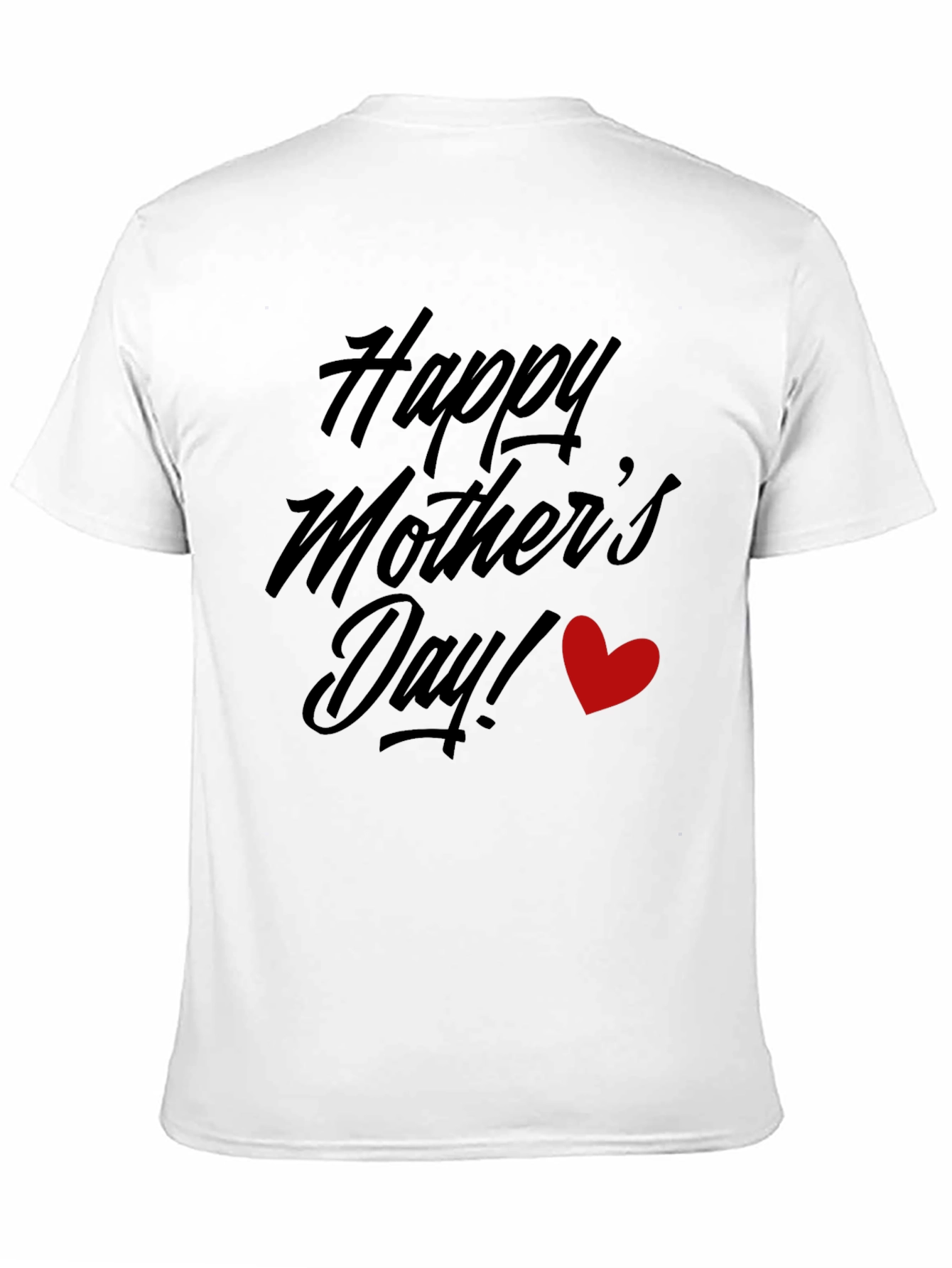 Happy Mothers Day Graphic Tee - Black