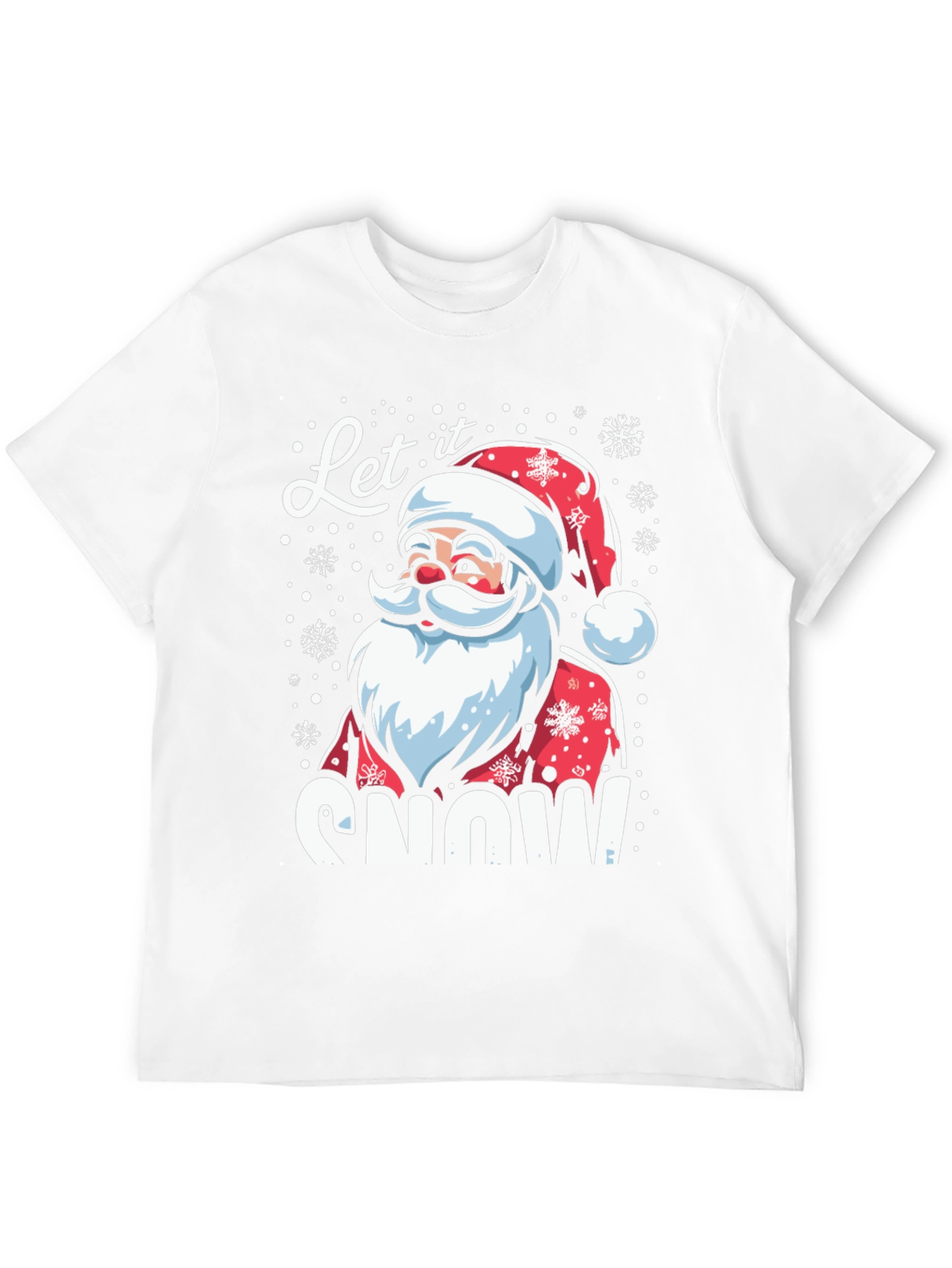 Let it Snow Santa Graphic T-Shirt