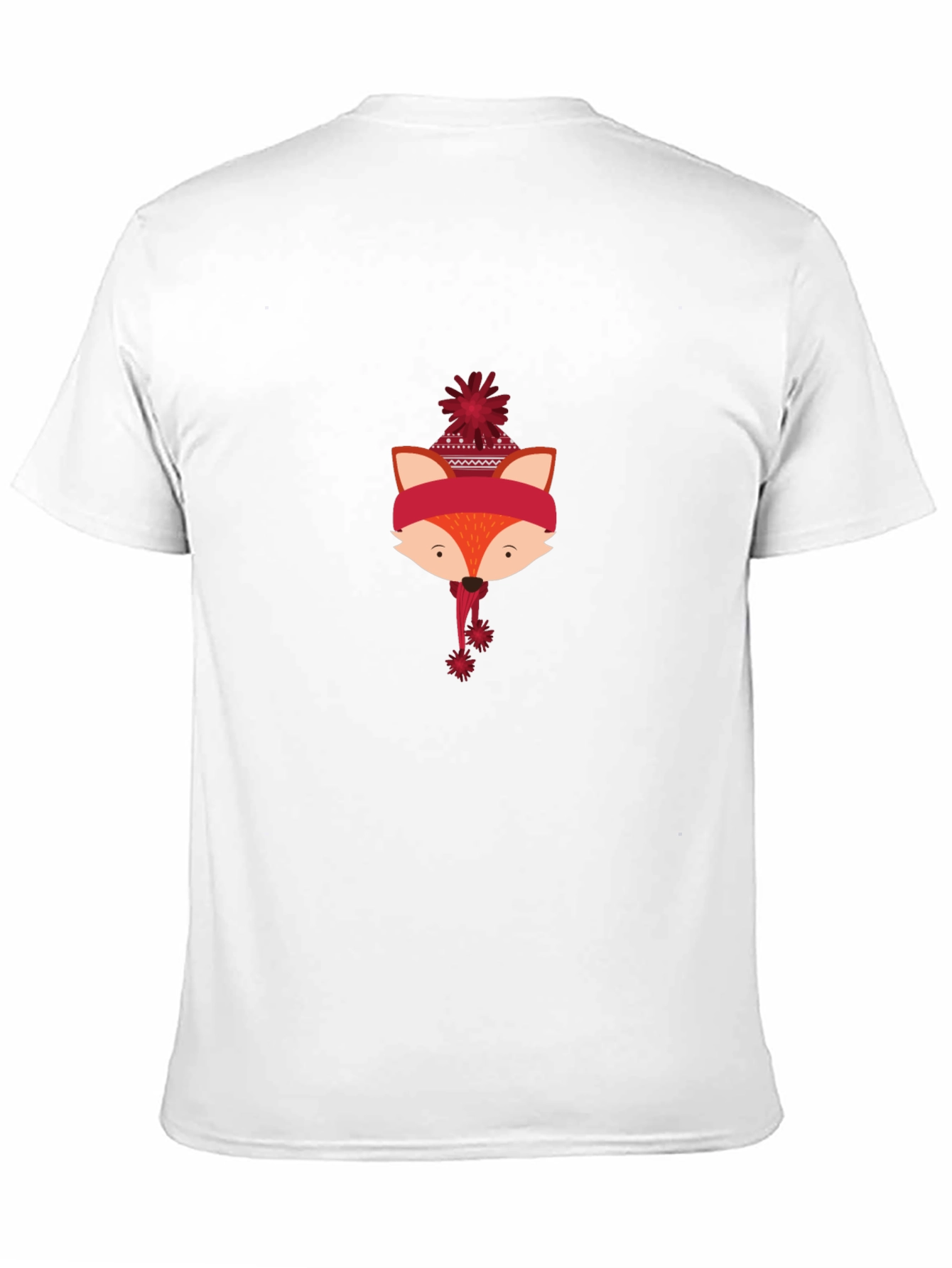 Winter Fox Graphic Tee - Black Casual Shirt