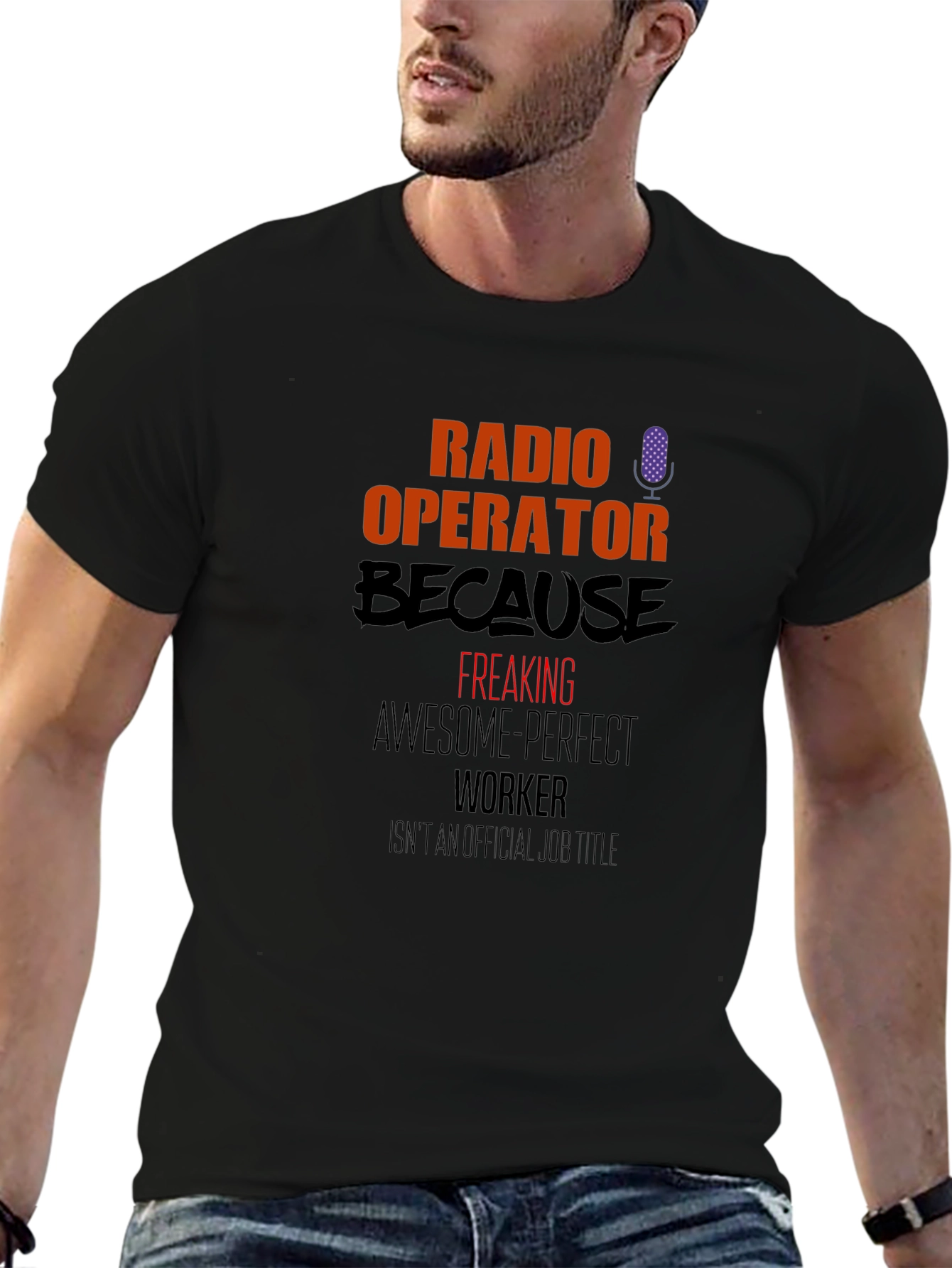 Radio Operator T-Shirt - Freaking Awesome Worker