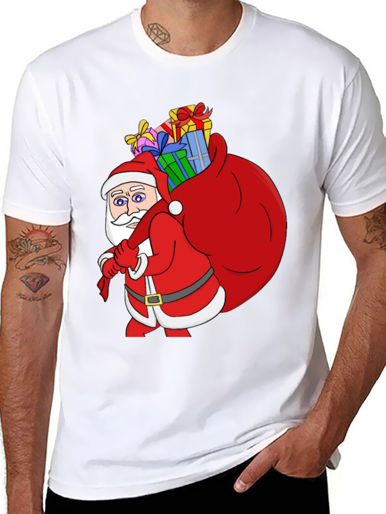 Santas Gift Sack T-Shirt - Holiday Cheer