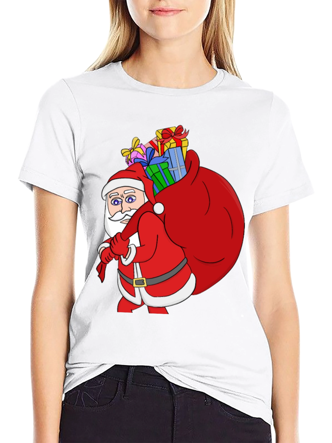 Santas Gift Sack T-Shirt - Holiday Cheer