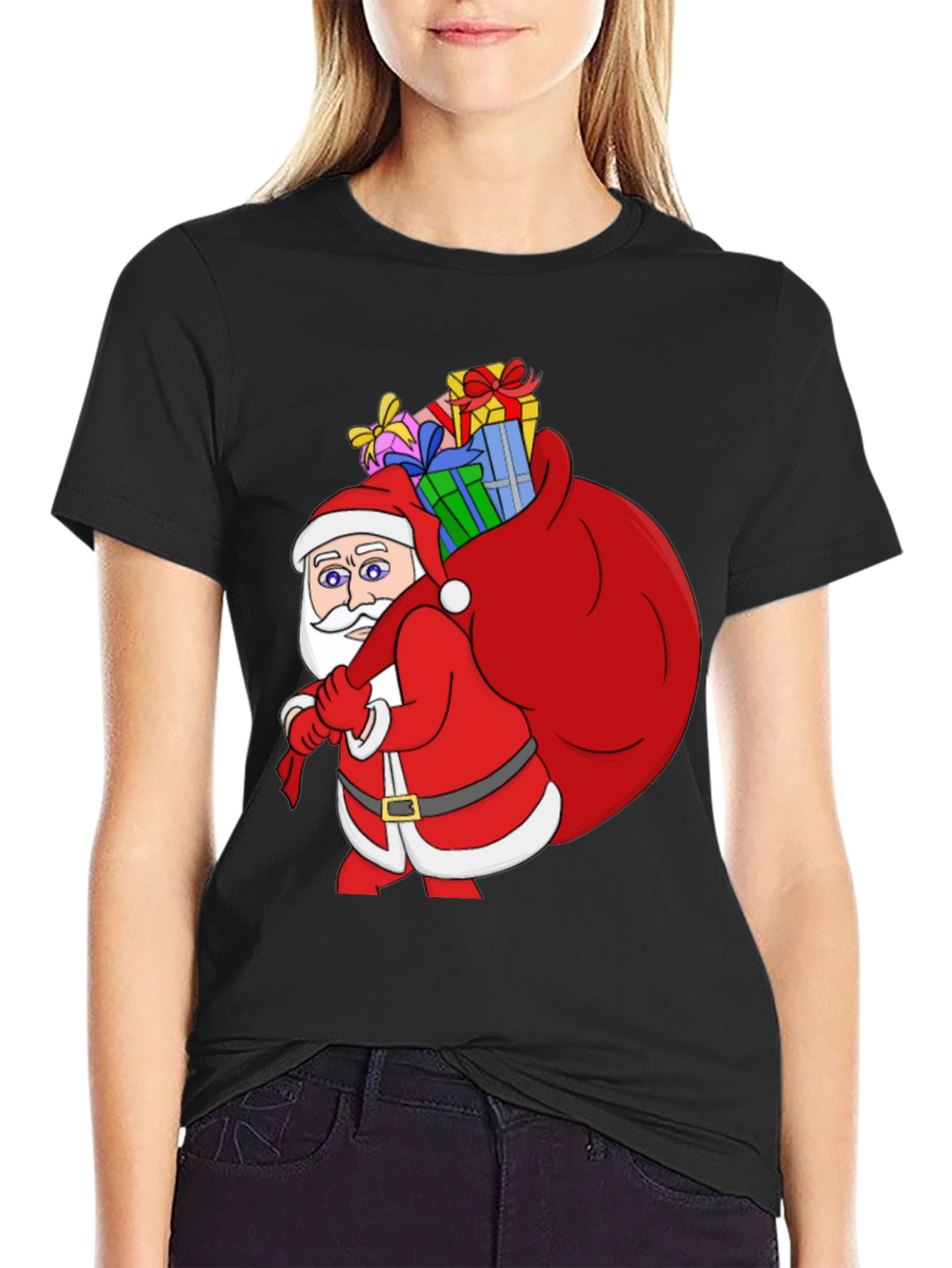 Santas Gift Sack T-Shirt - Holiday Cheer