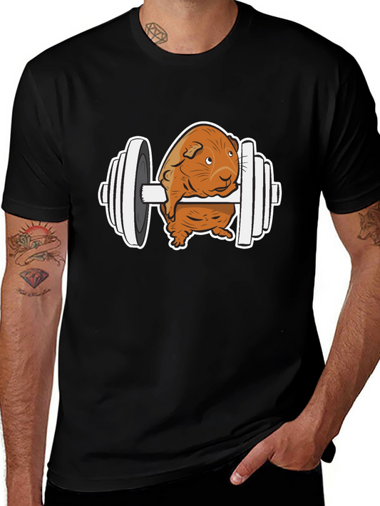 Guinea Pig Gym T-Shirt - Funny Workout Tee