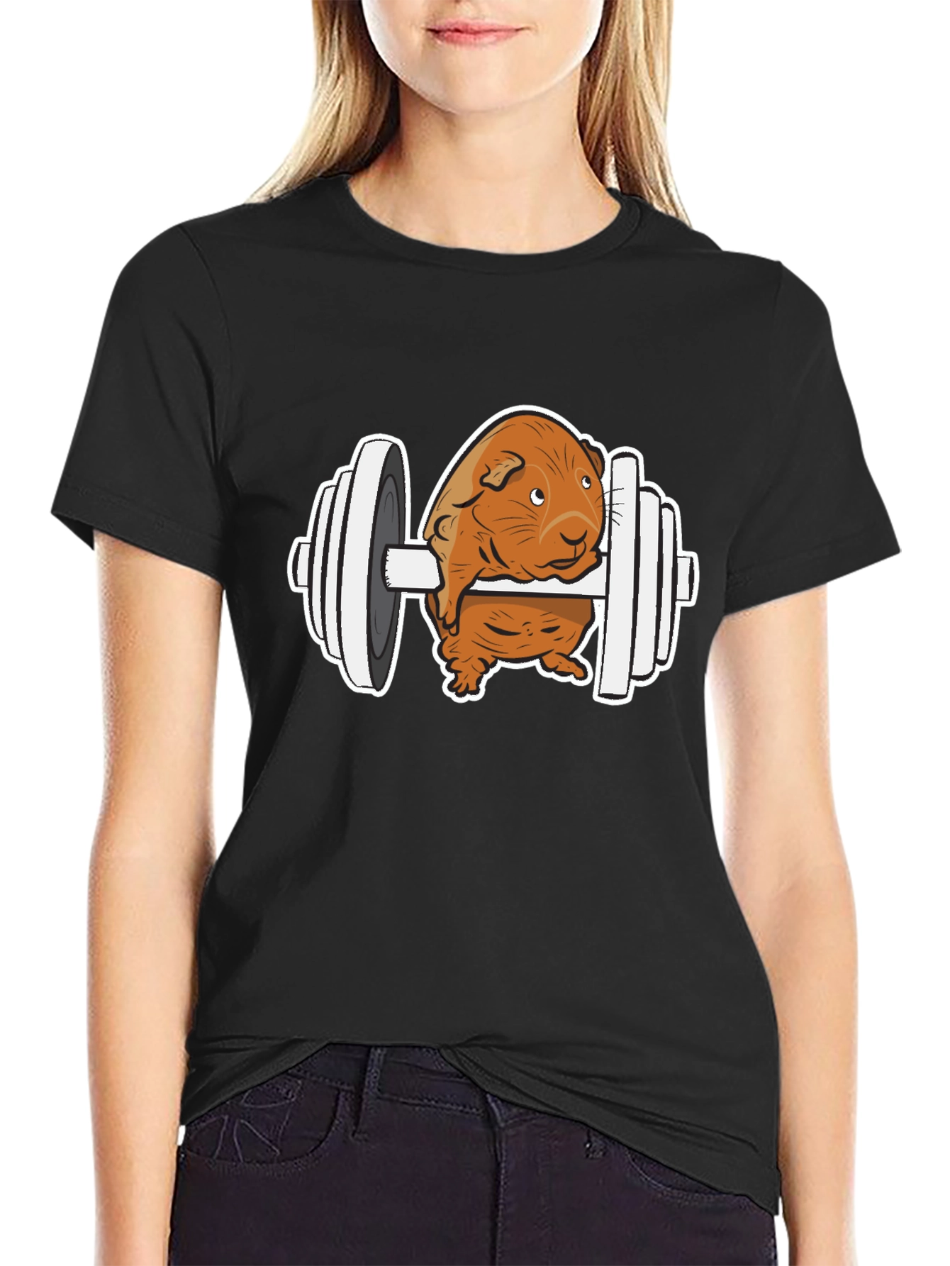 Guinea Pig Gym T-Shirt - Funny Workout Tee