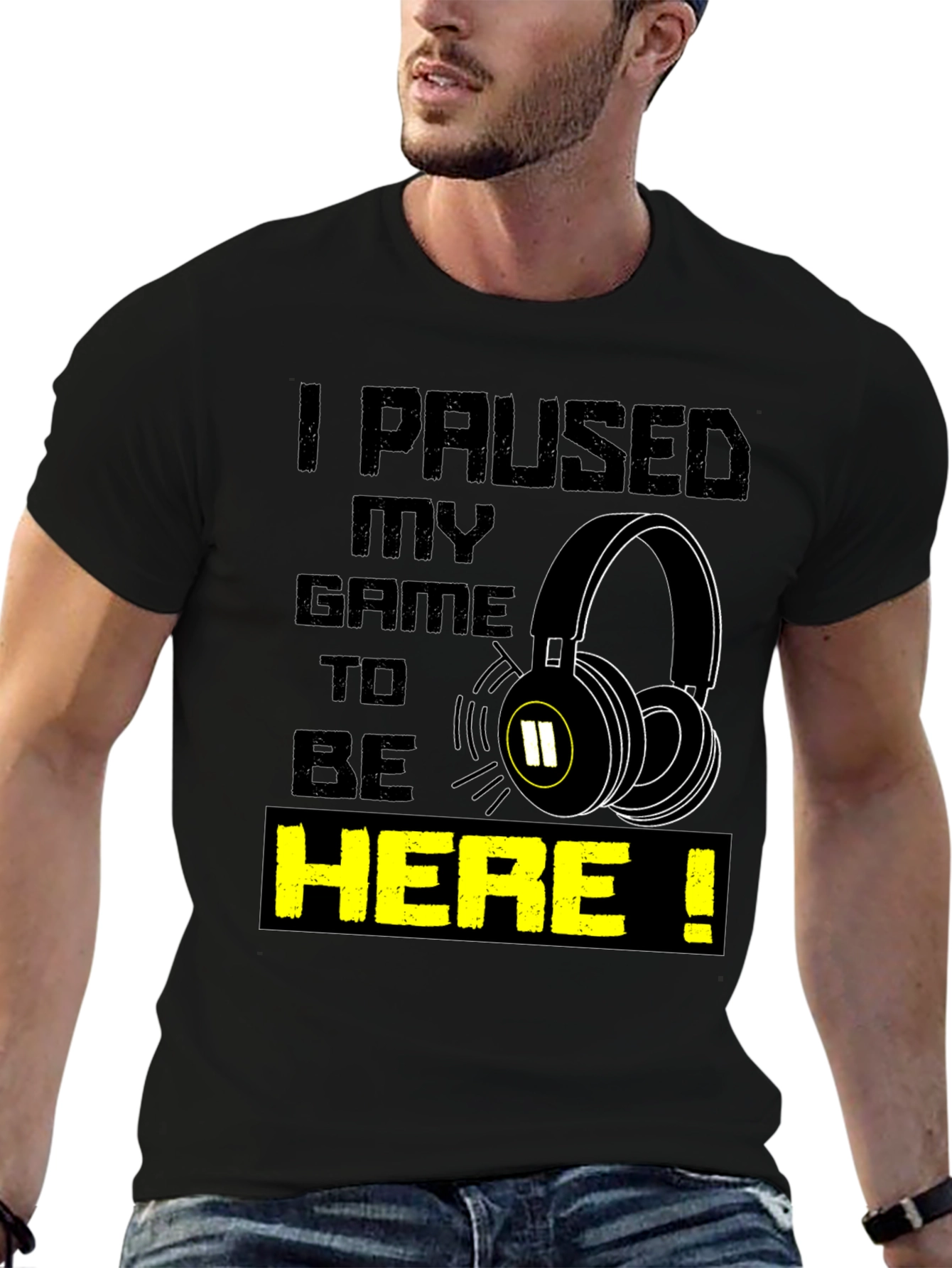 Gamer T-Shirt - I Paused My Game