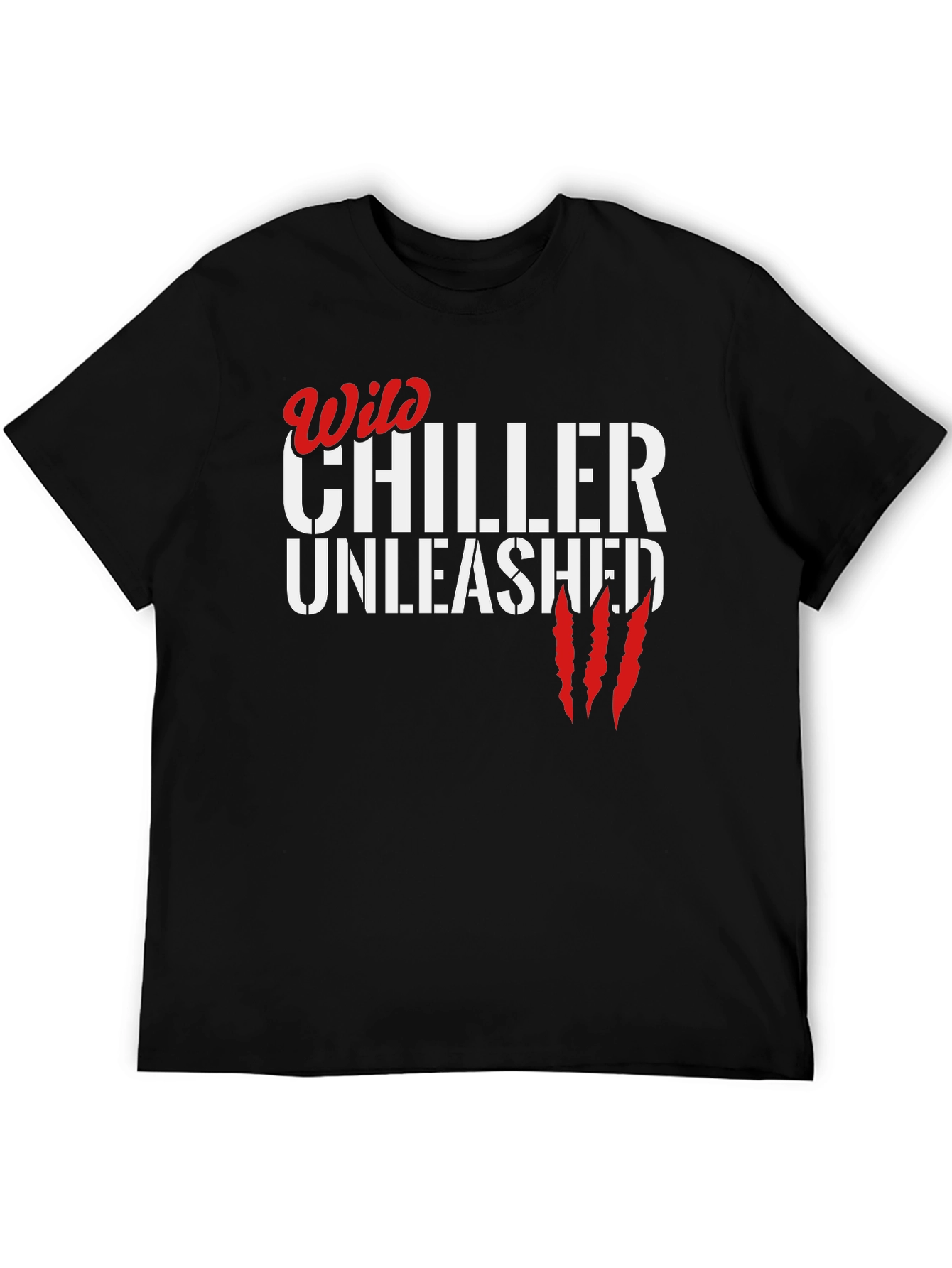 Wild Chiller Unleashed Graphic T-Shirt - Black