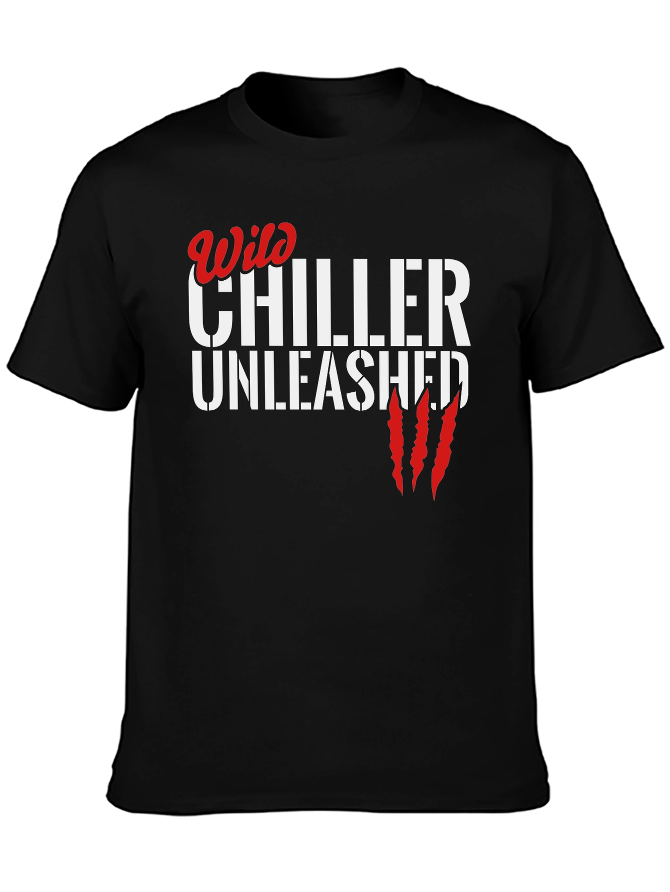 Wild Chiller Unleashed Graphic T-Shirt - Black