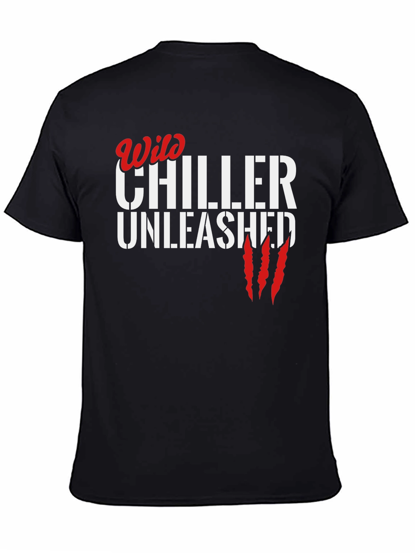 Wild Chiller Unleashed Graphic T-Shirt - Black