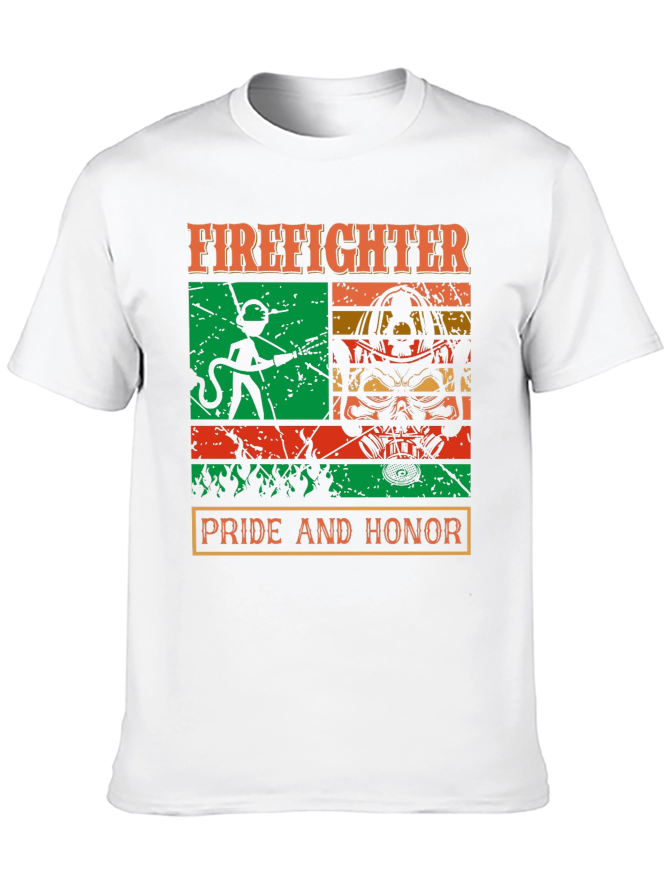 Firefighter Pride Honor Graphic T-Shirt