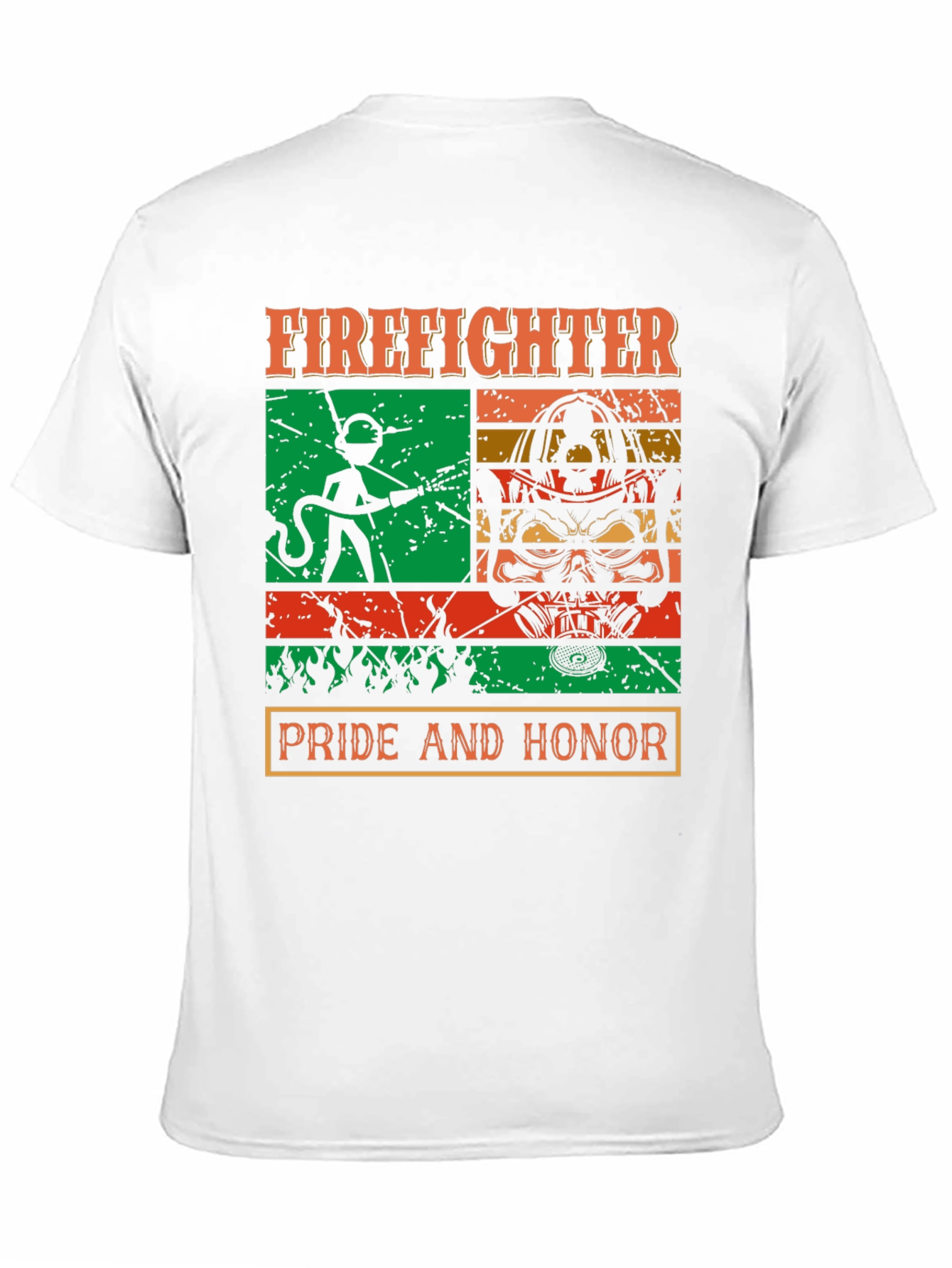 Firefighter Pride Honor Graphic T-Shirt