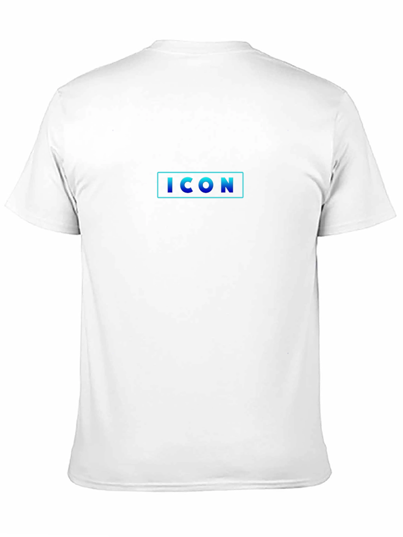 Black ICON Graphic Print T-Shirt