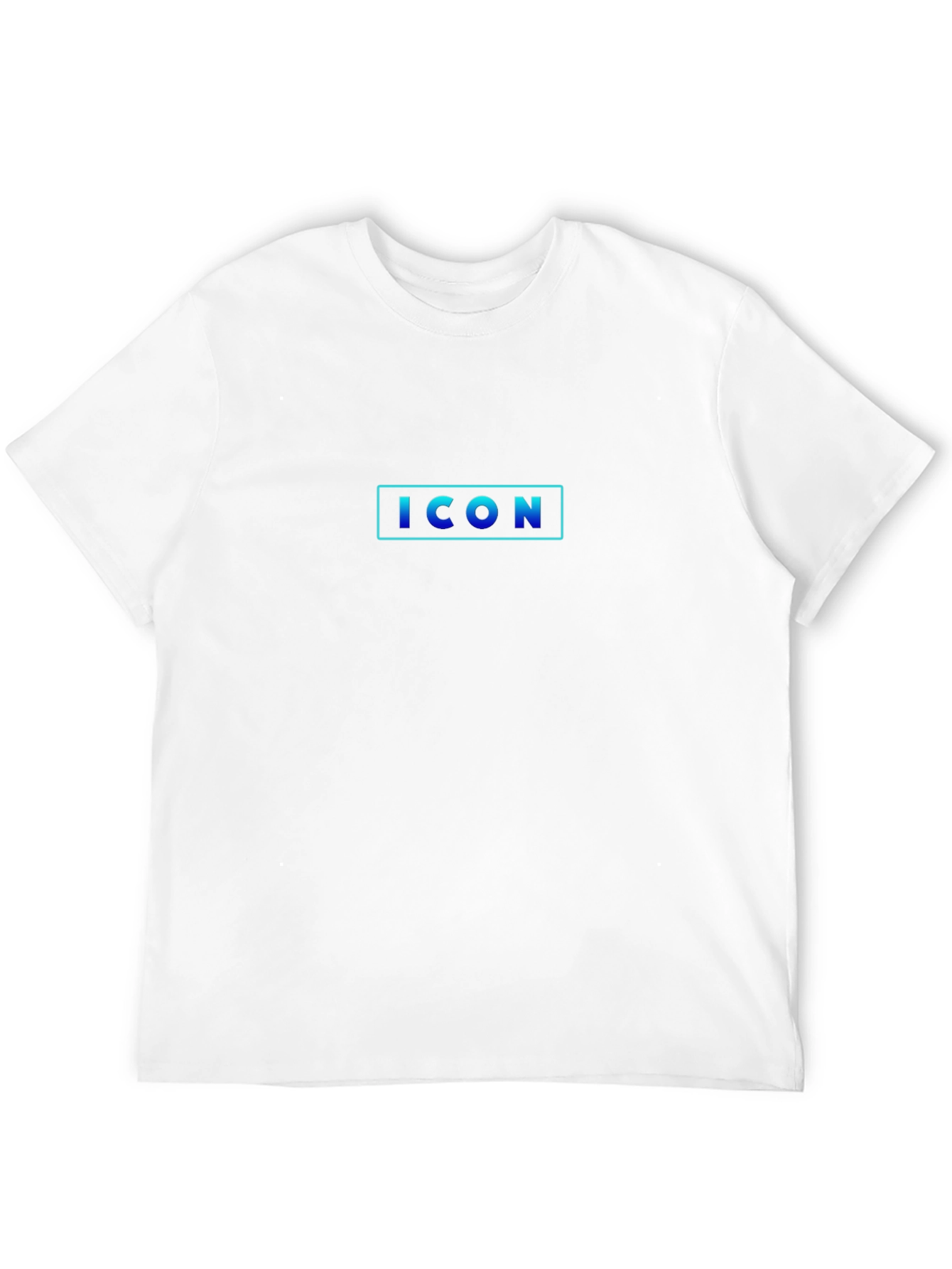 Black ICON Graphic Print T-Shirt