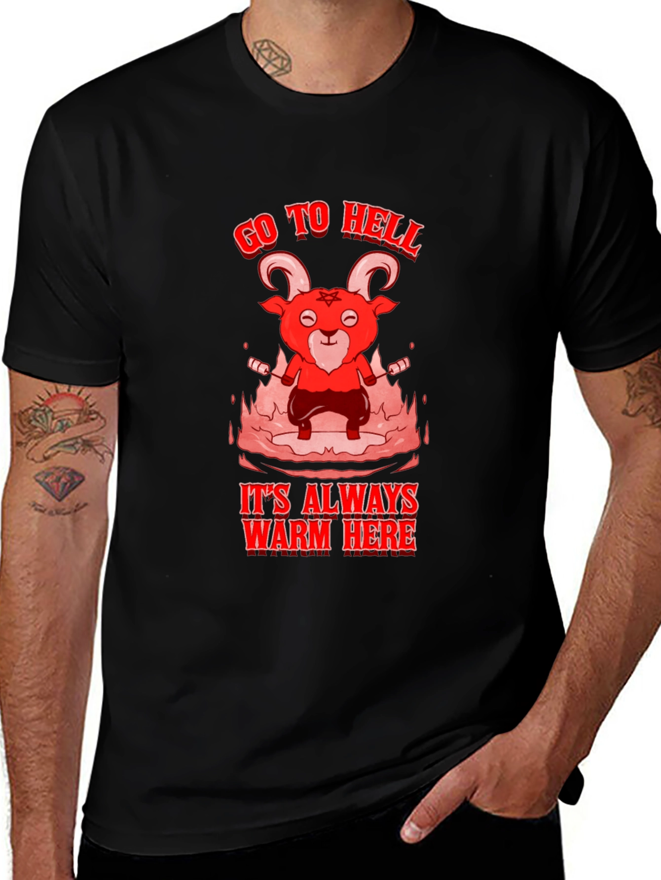 Go to Hell T-Shirt - Warm Here