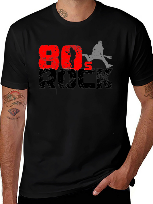 Retro 80s Rock Graphic T-Shirt