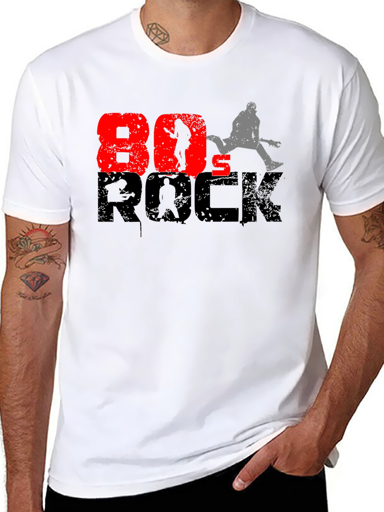 Retro 80s Rock Graphic T-Shirt
