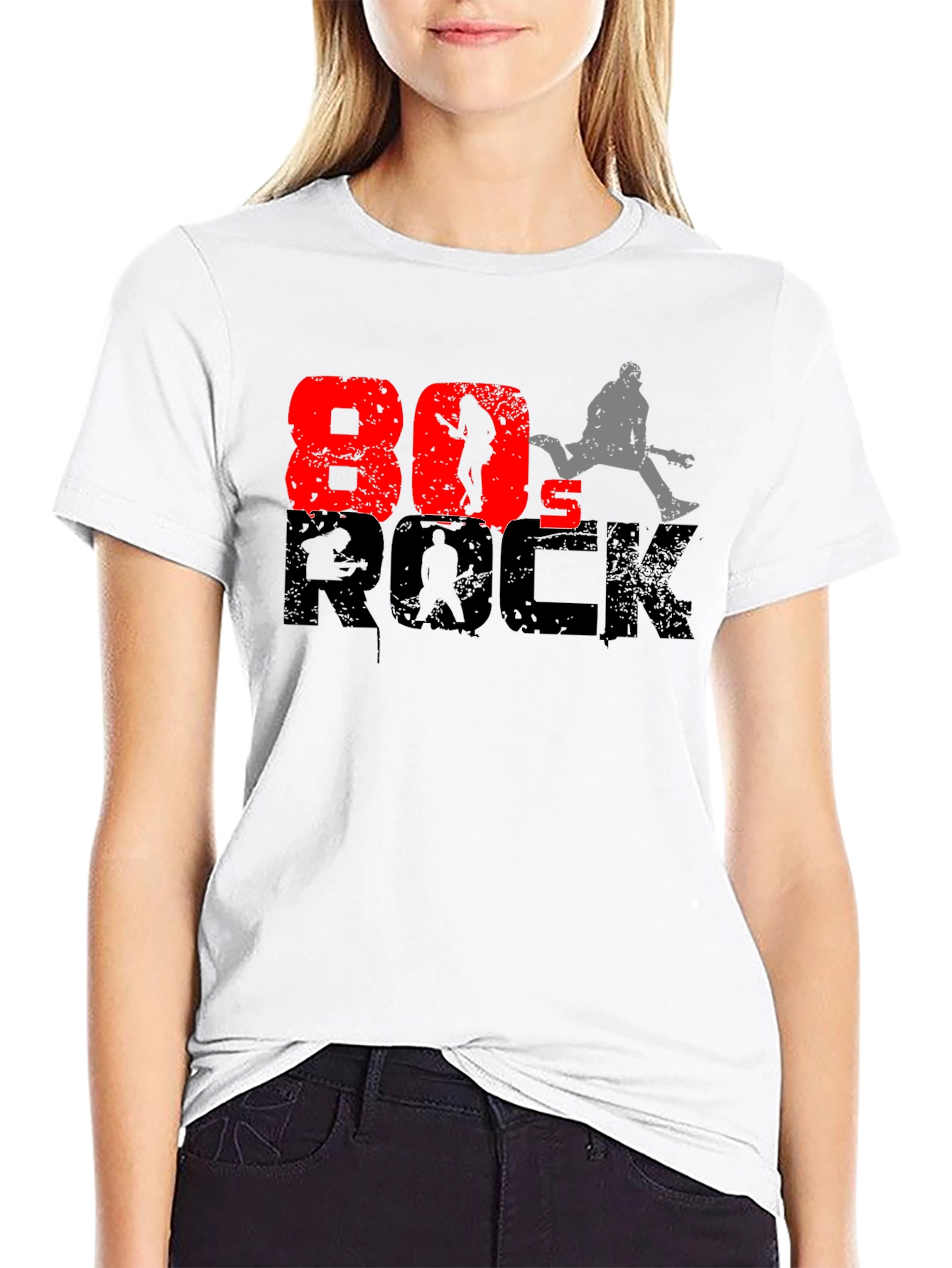 Retro 80s Rock Graphic T-Shirt