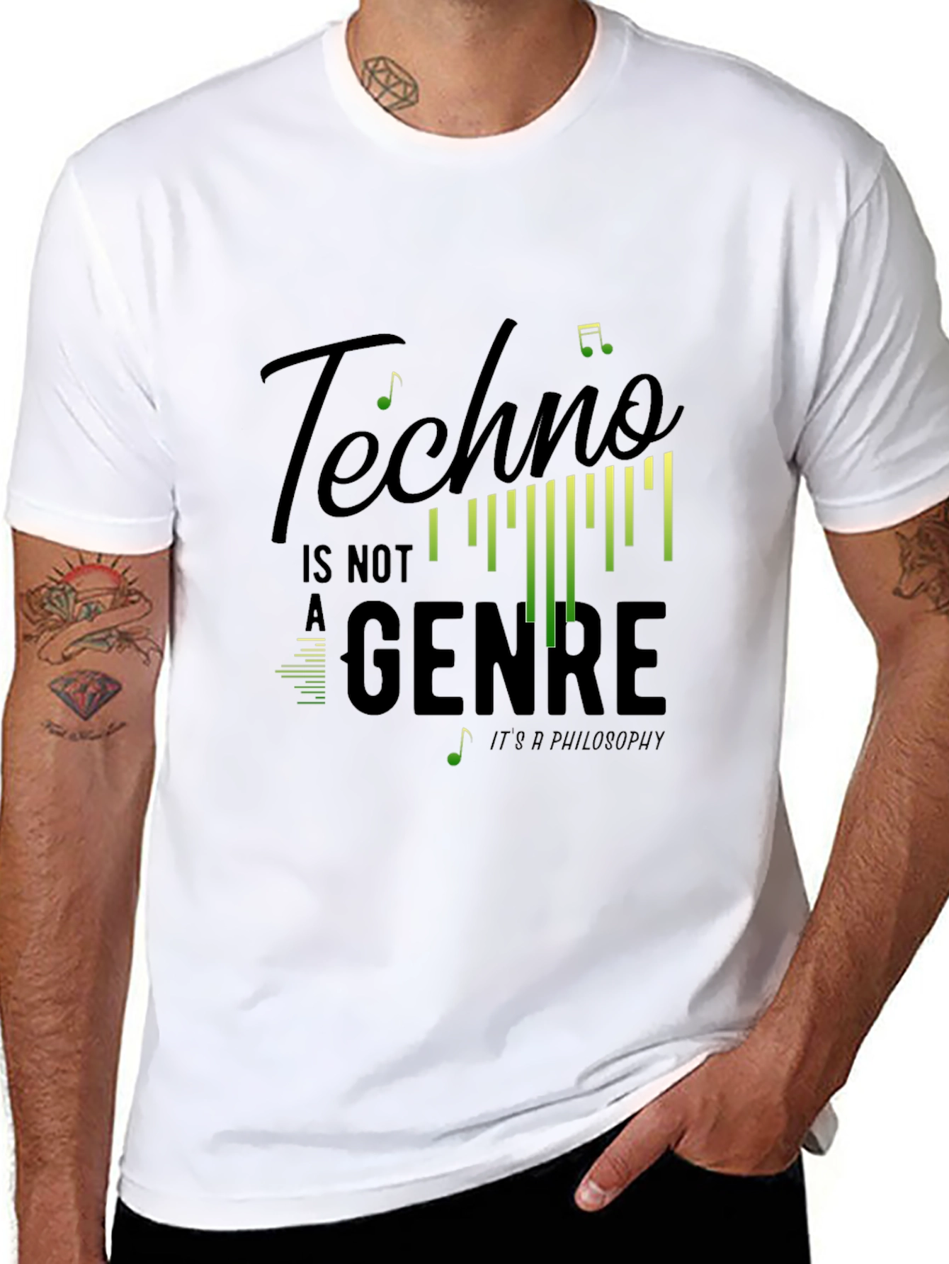 Techno is Not a Genre T-Shirt - Philosophy Tee