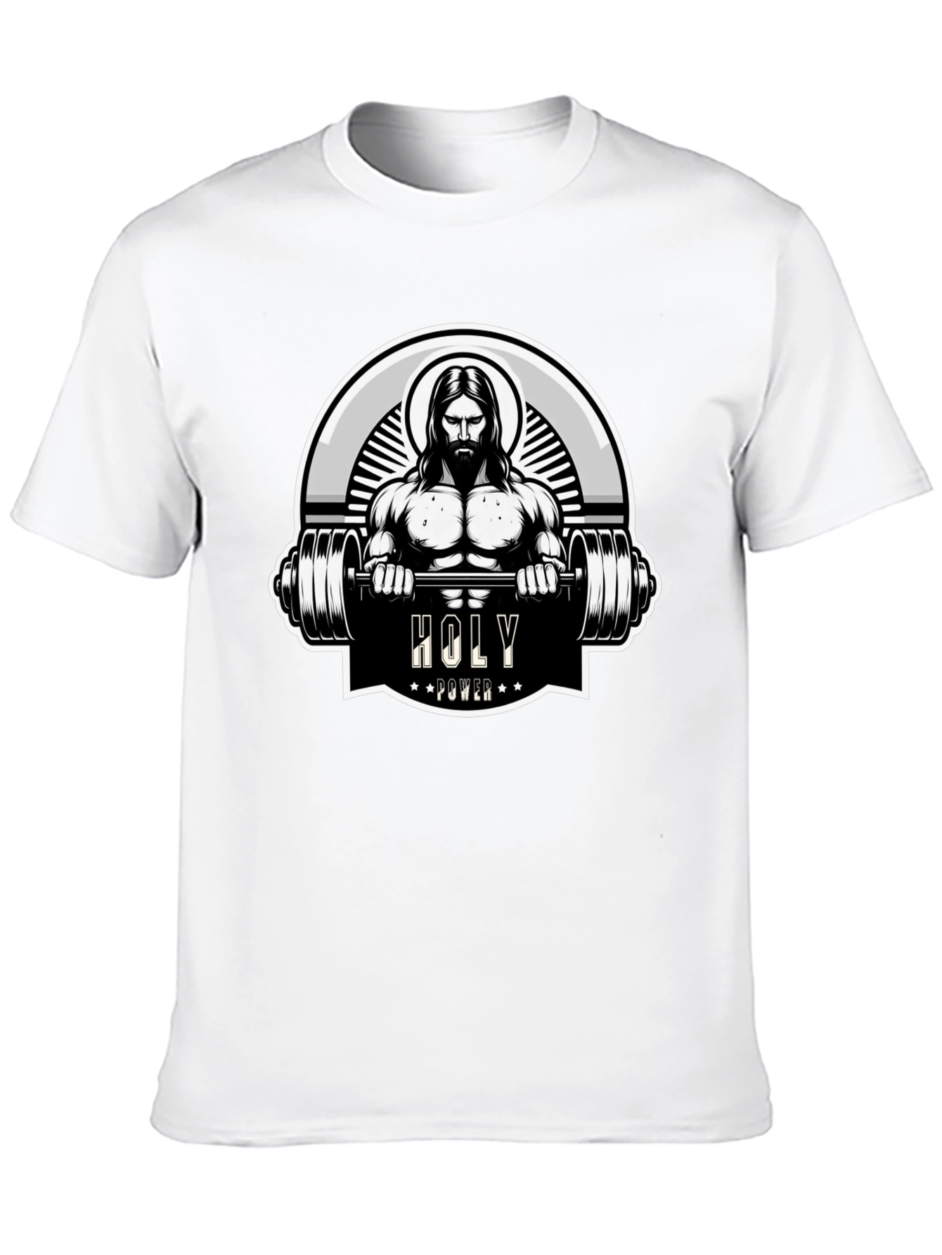 Holy Power Gym T-Shirt: Divine Fitness Apparel