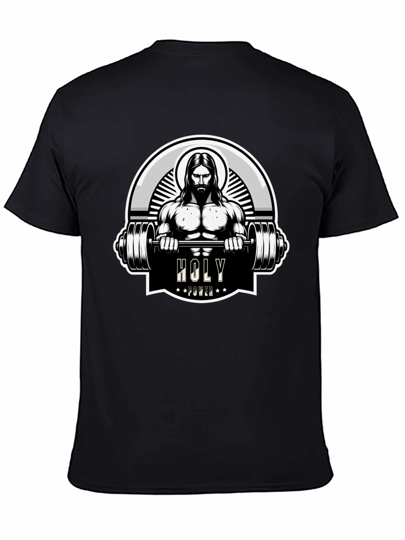 Holy Power Gym T-Shirt: Divine Fitness Apparel