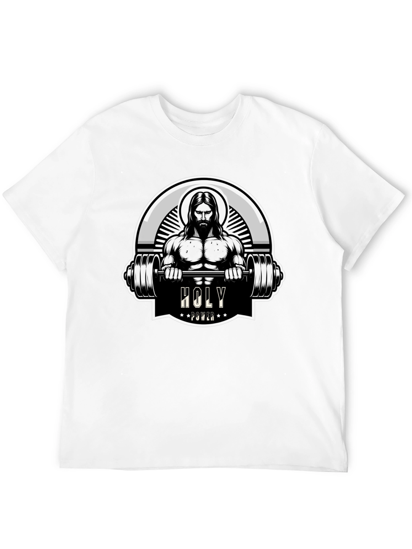 Holy Power Gym T-Shirt: Divine Fitness Apparel