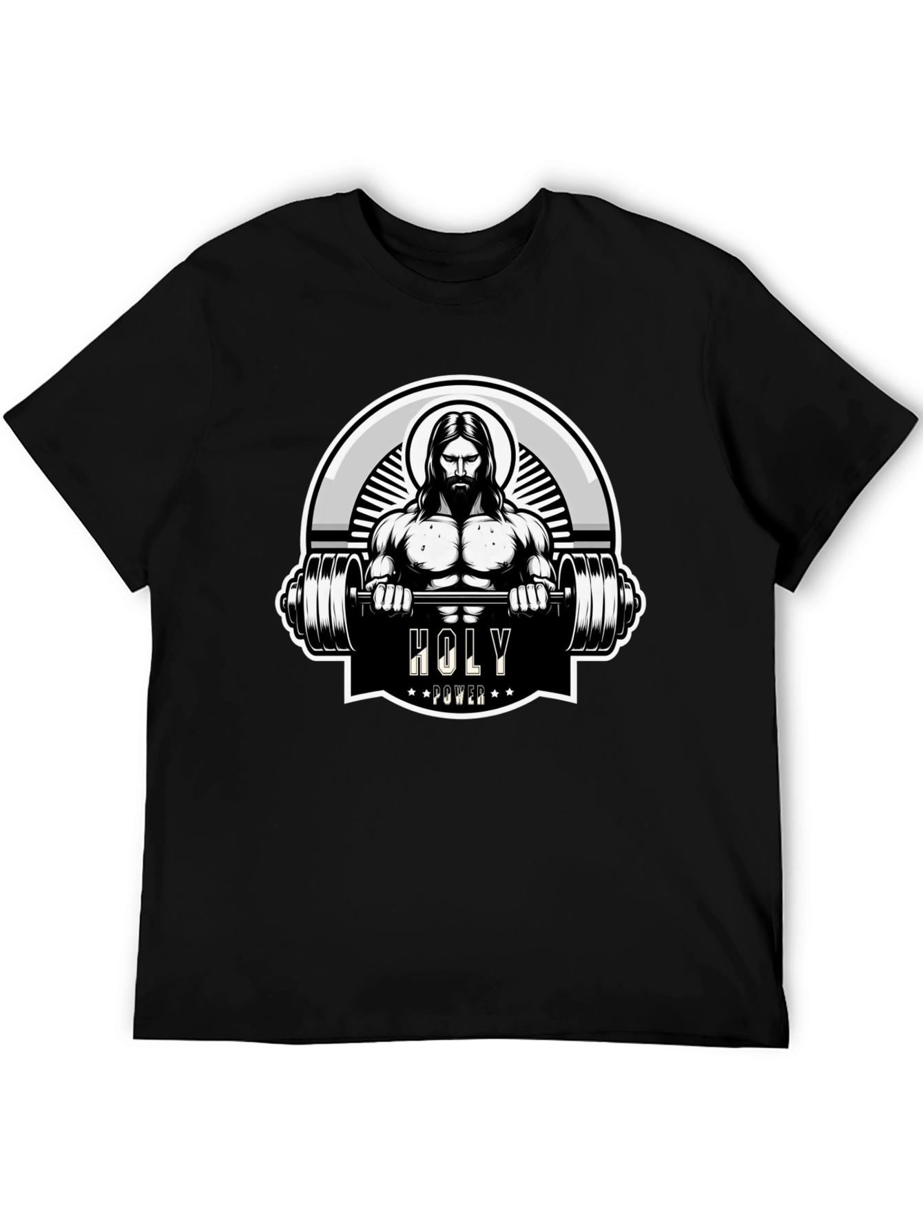 Holy Power Gym T-Shirt: Divine Fitness Apparel