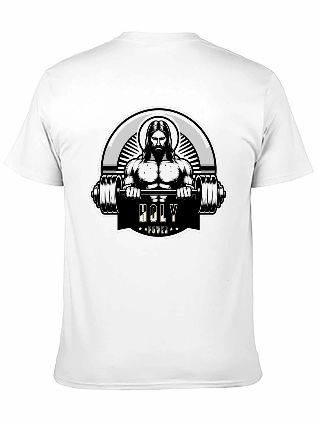Holy Power Gym T-Shirt: Divine Fitness Apparel