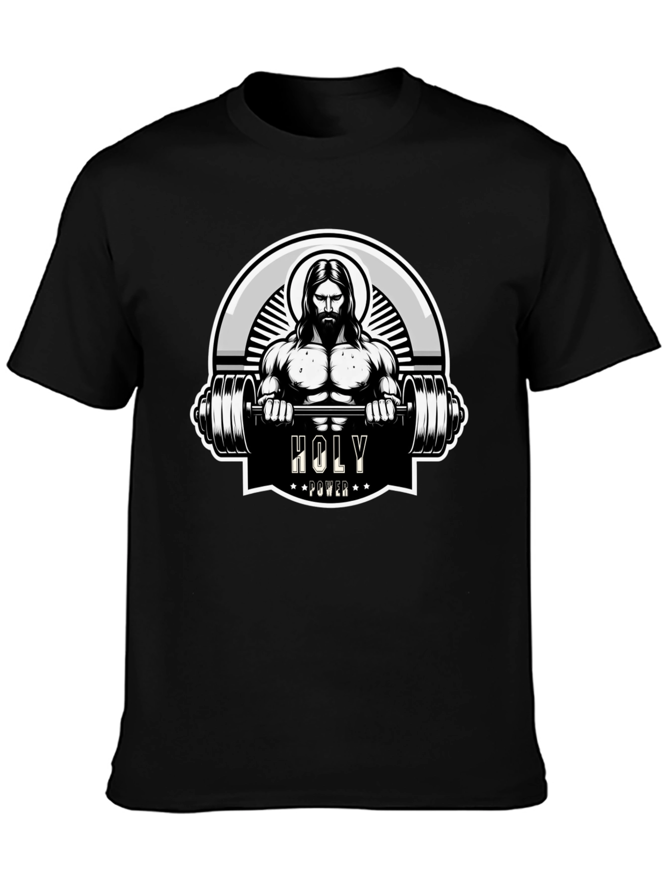 Holy Power Gym T-Shirt: Divine Fitness Apparel
