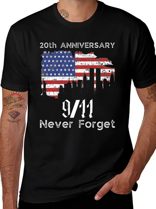 9/11 20th Anniversary Never Forget T-Shirt