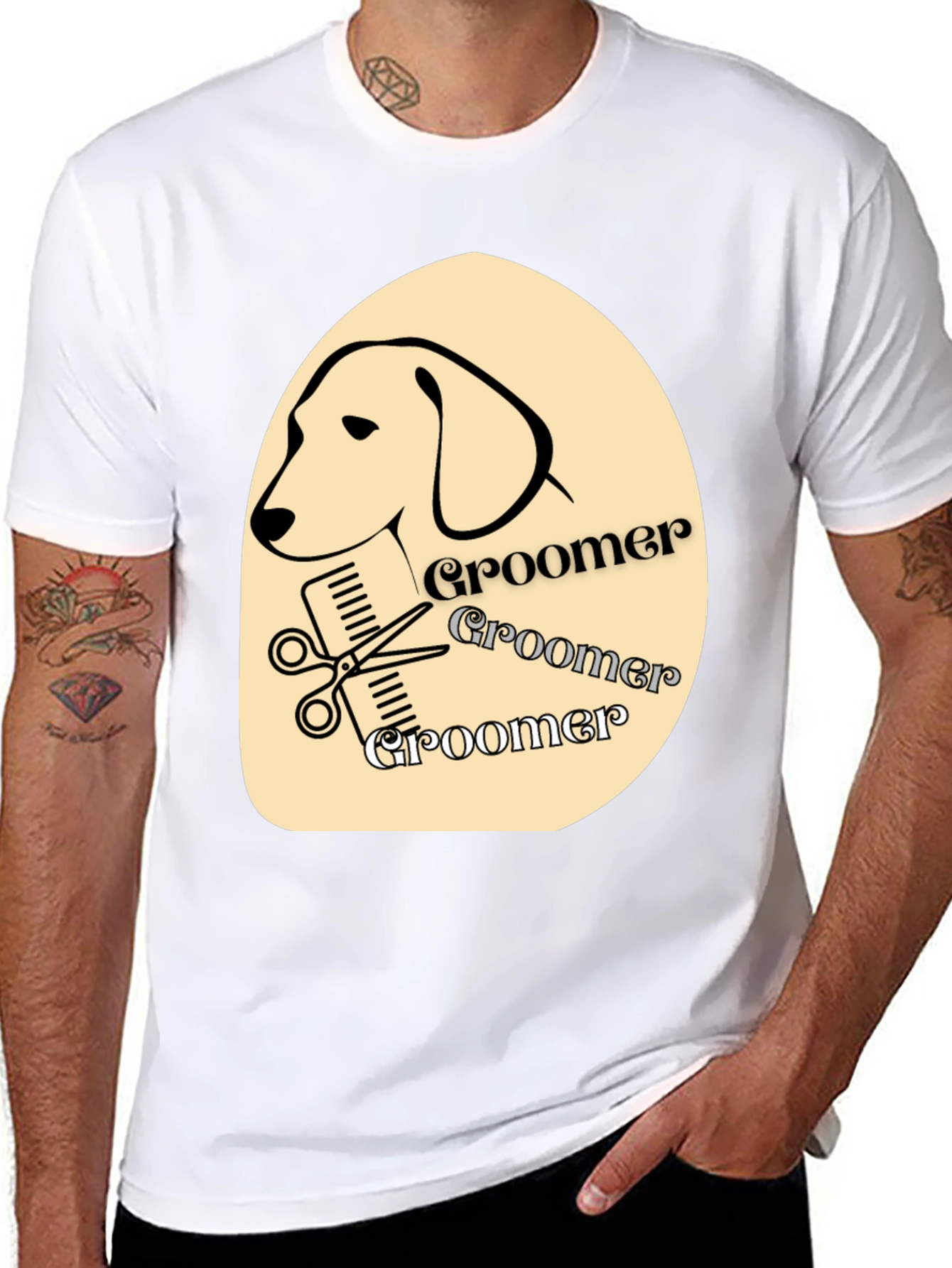 Dog Groomer T-Shirt - Stylish Pet Care Apparel