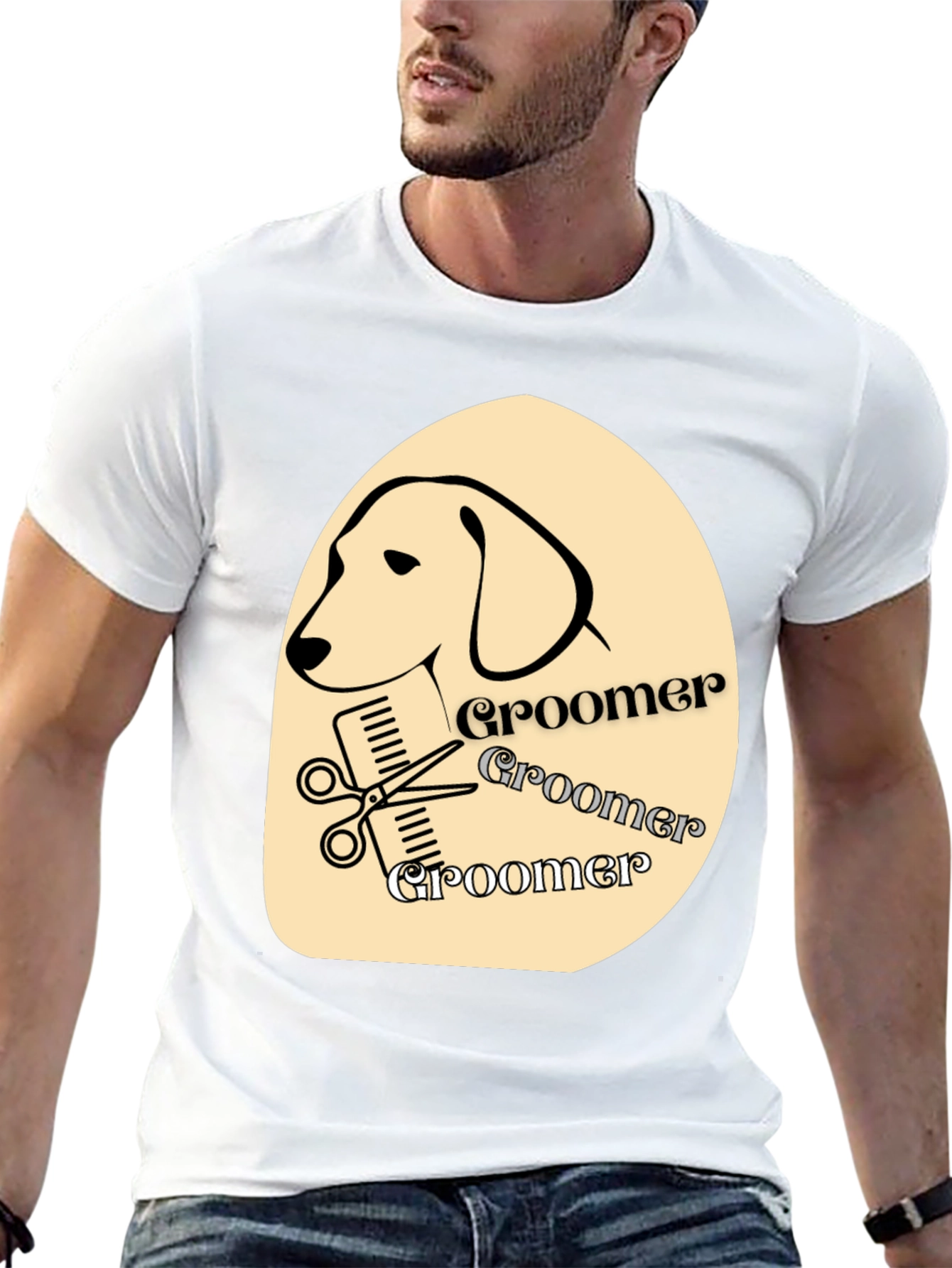 Dog Groomer T-Shirt - Stylish Pet Care Apparel