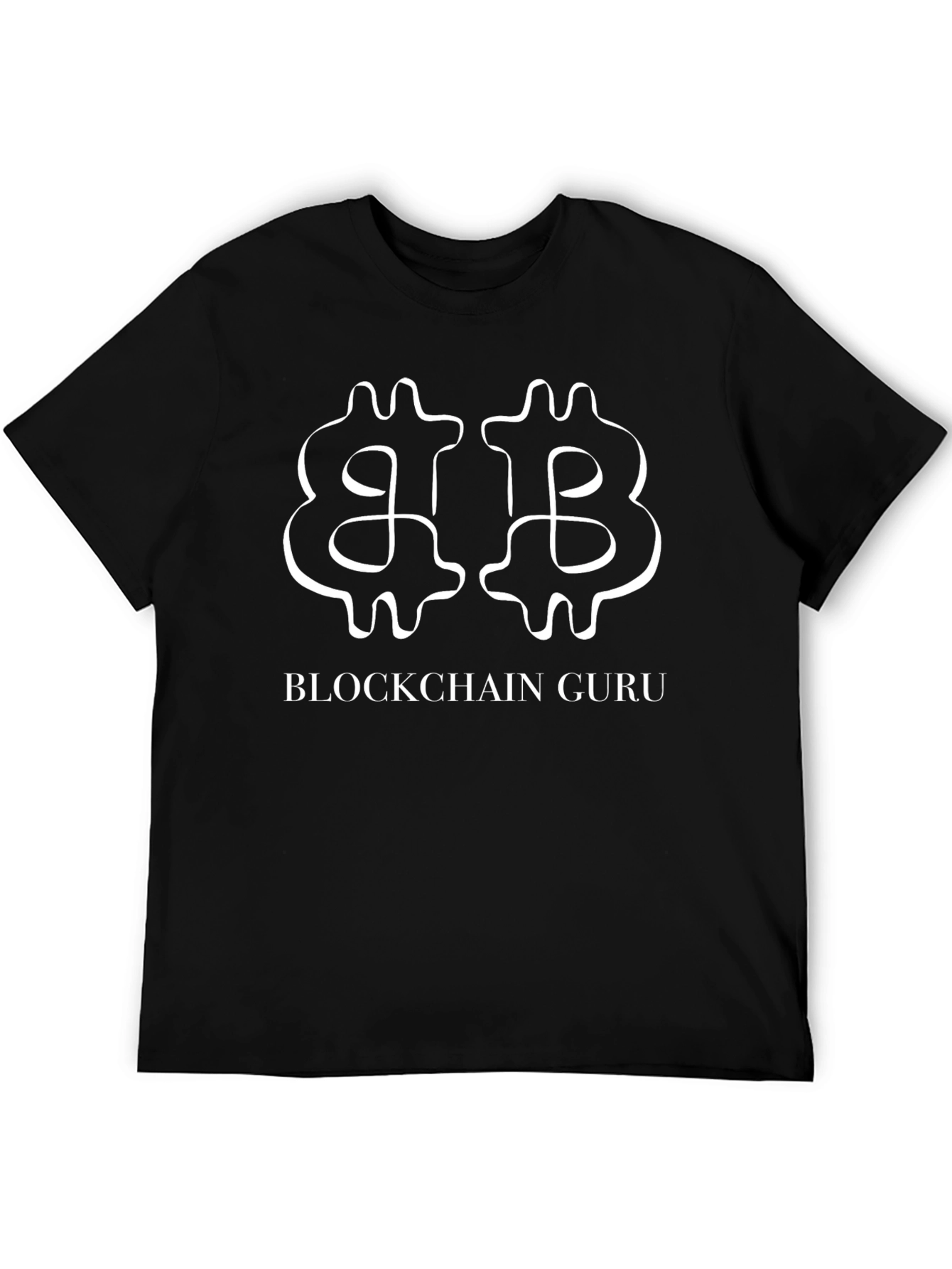 Blockchain Guru Graphic Tee - Crypto Inspired Fashion