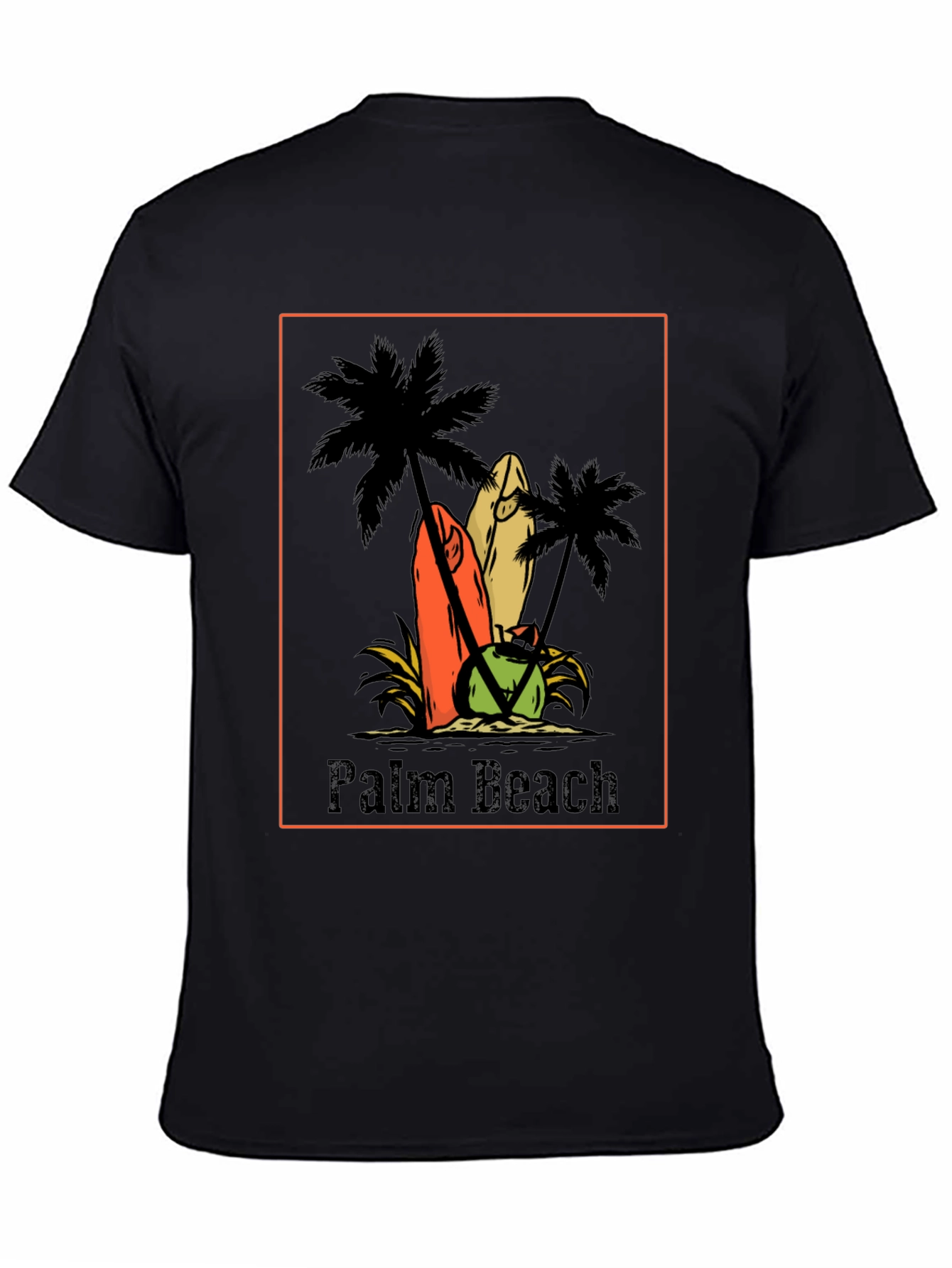Palm Beach Graphic Tee - Surf & Sun T-Shirt