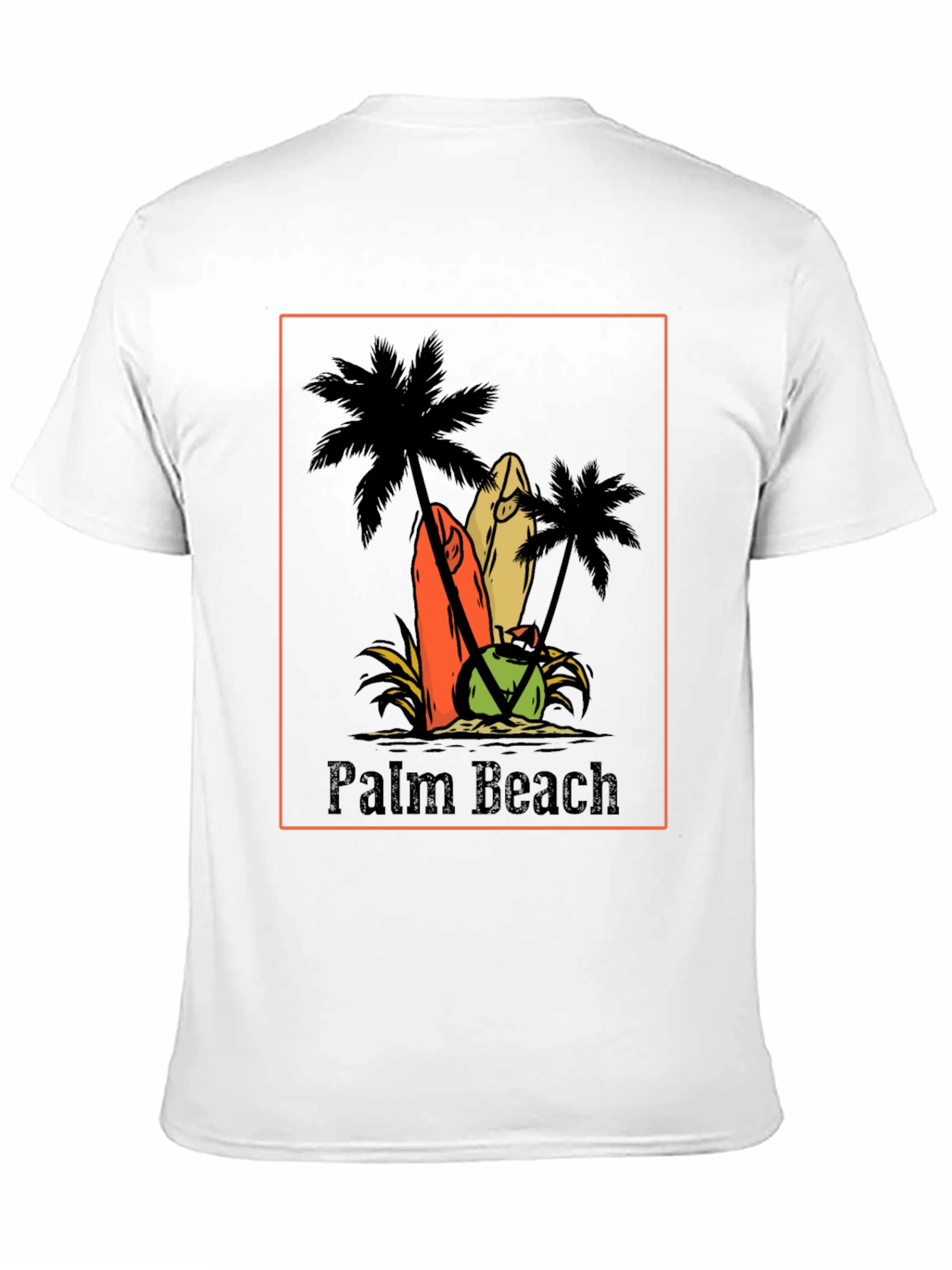 Palm Beach Graphic Tee - Surf & Sun T-Shirt