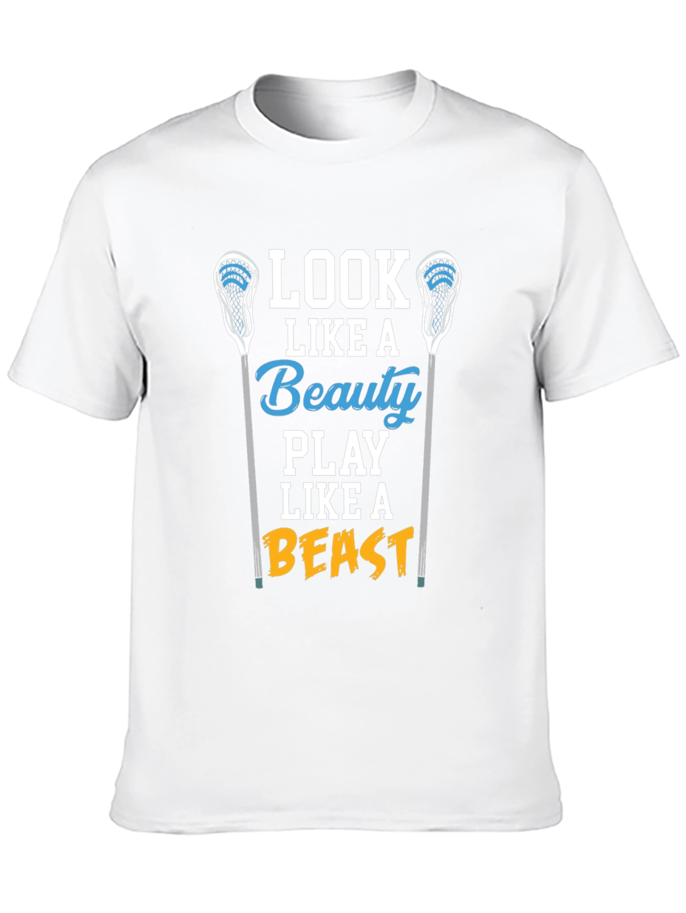 Lacrosse Beauty Beast Graphic Tee