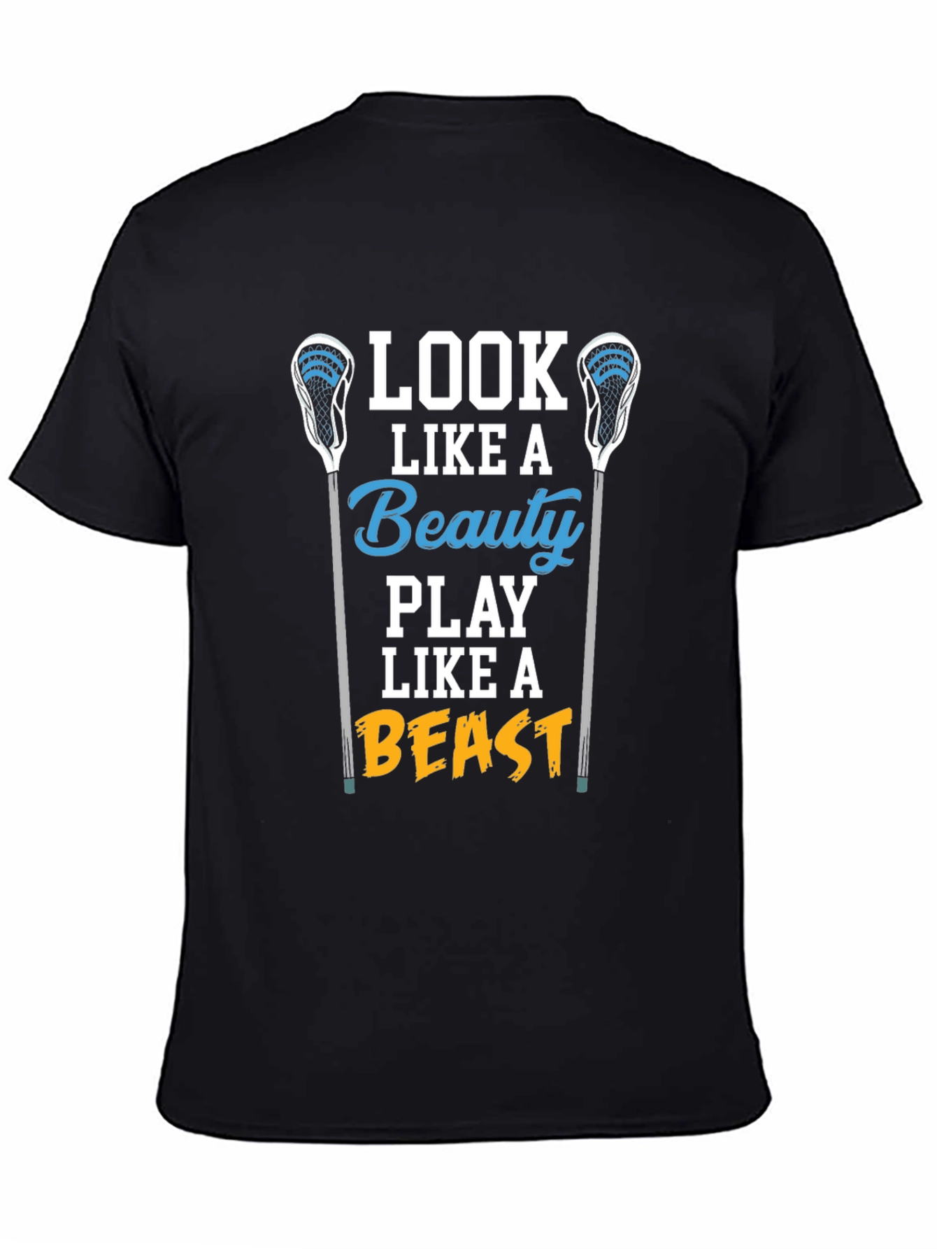 Lacrosse Beauty Beast Graphic Tee