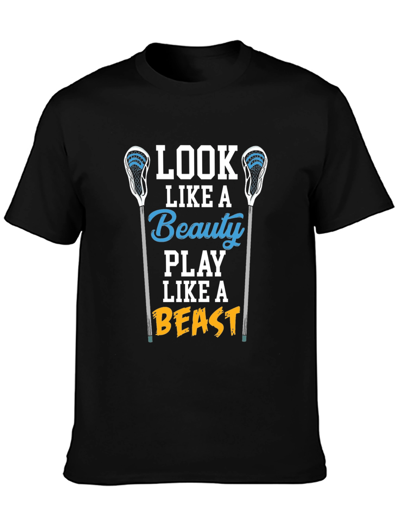 Lacrosse Beauty Beast Graphic Tee