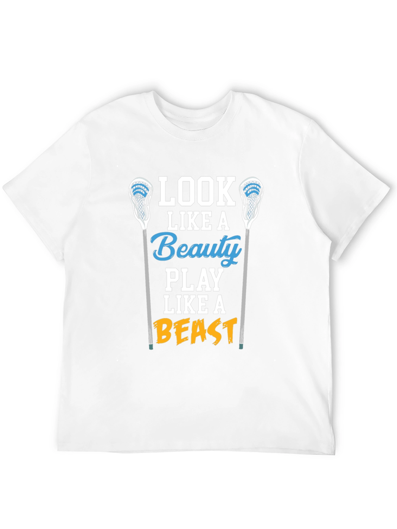 Lacrosse Beauty Beast Graphic Tee