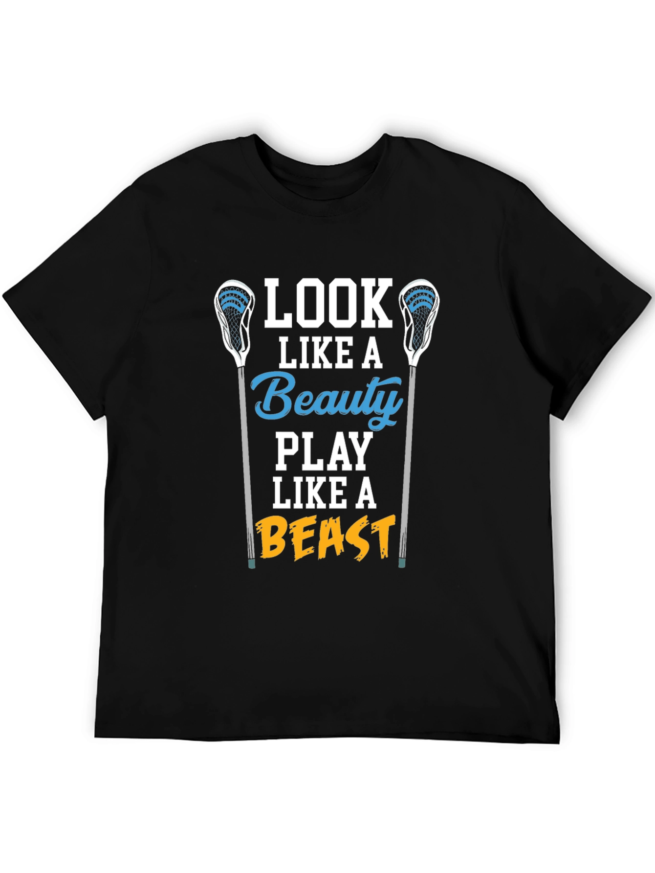Lacrosse Beauty Beast Graphic Tee
