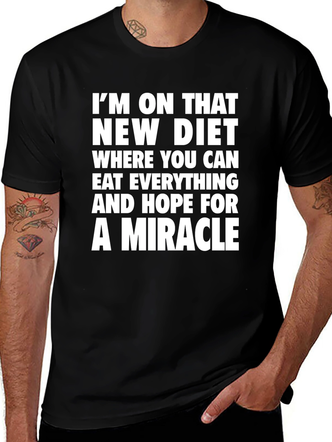 Funny Diet T-Shirt - Miracle Diet