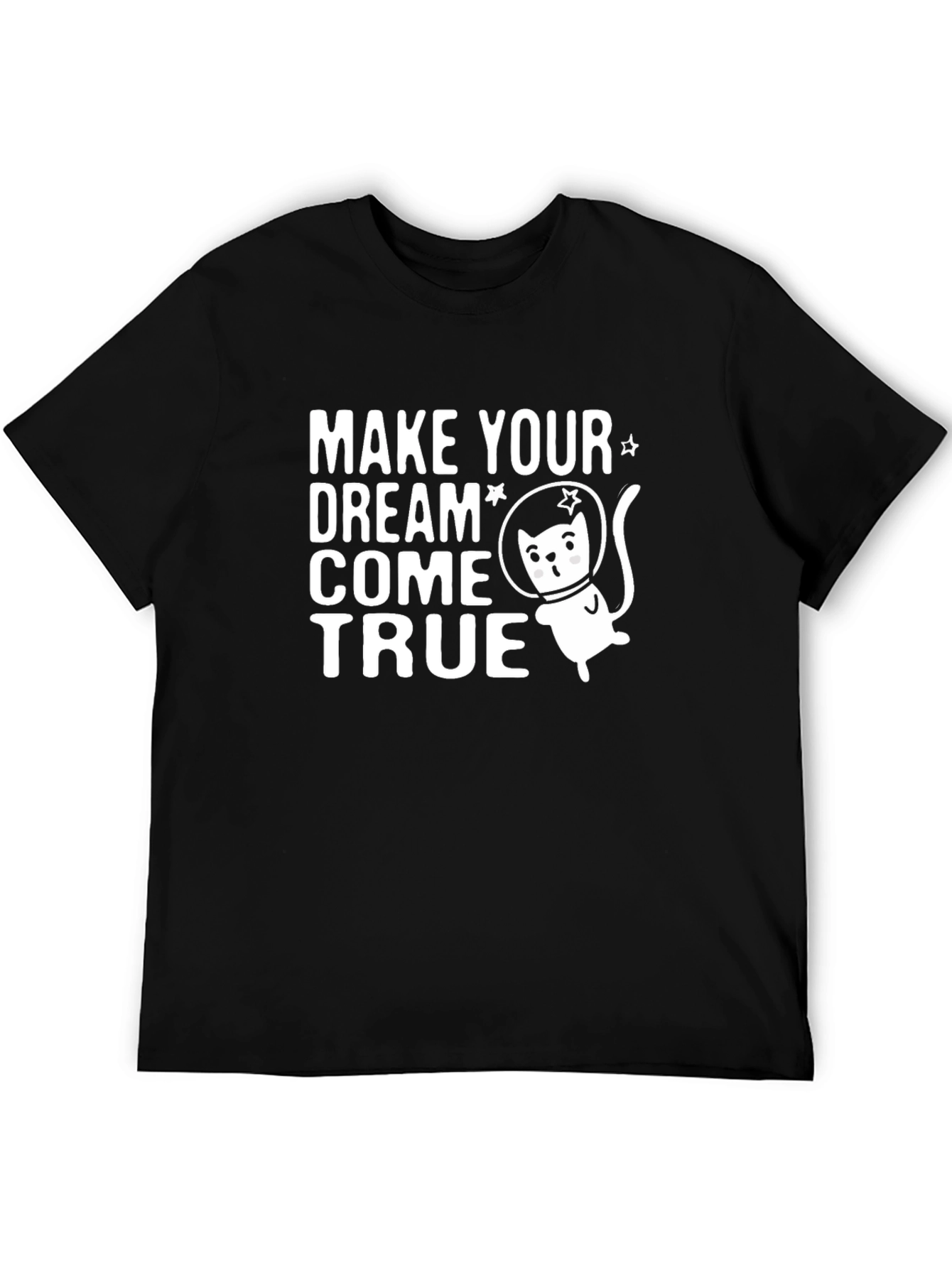 Dream Come True Cat Astronaut T-Shirt