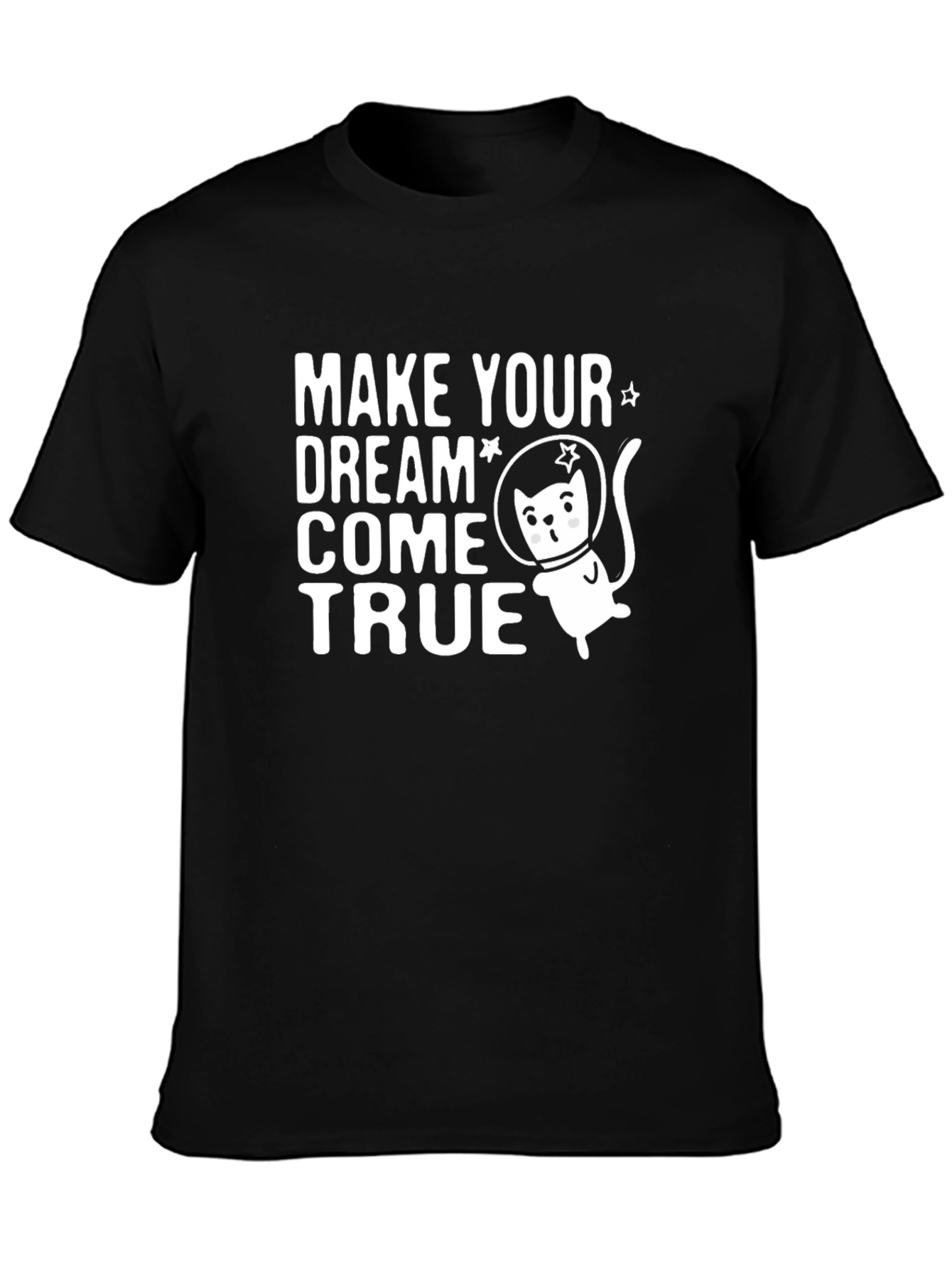 Dream Come True Cat Astronaut T-Shirt