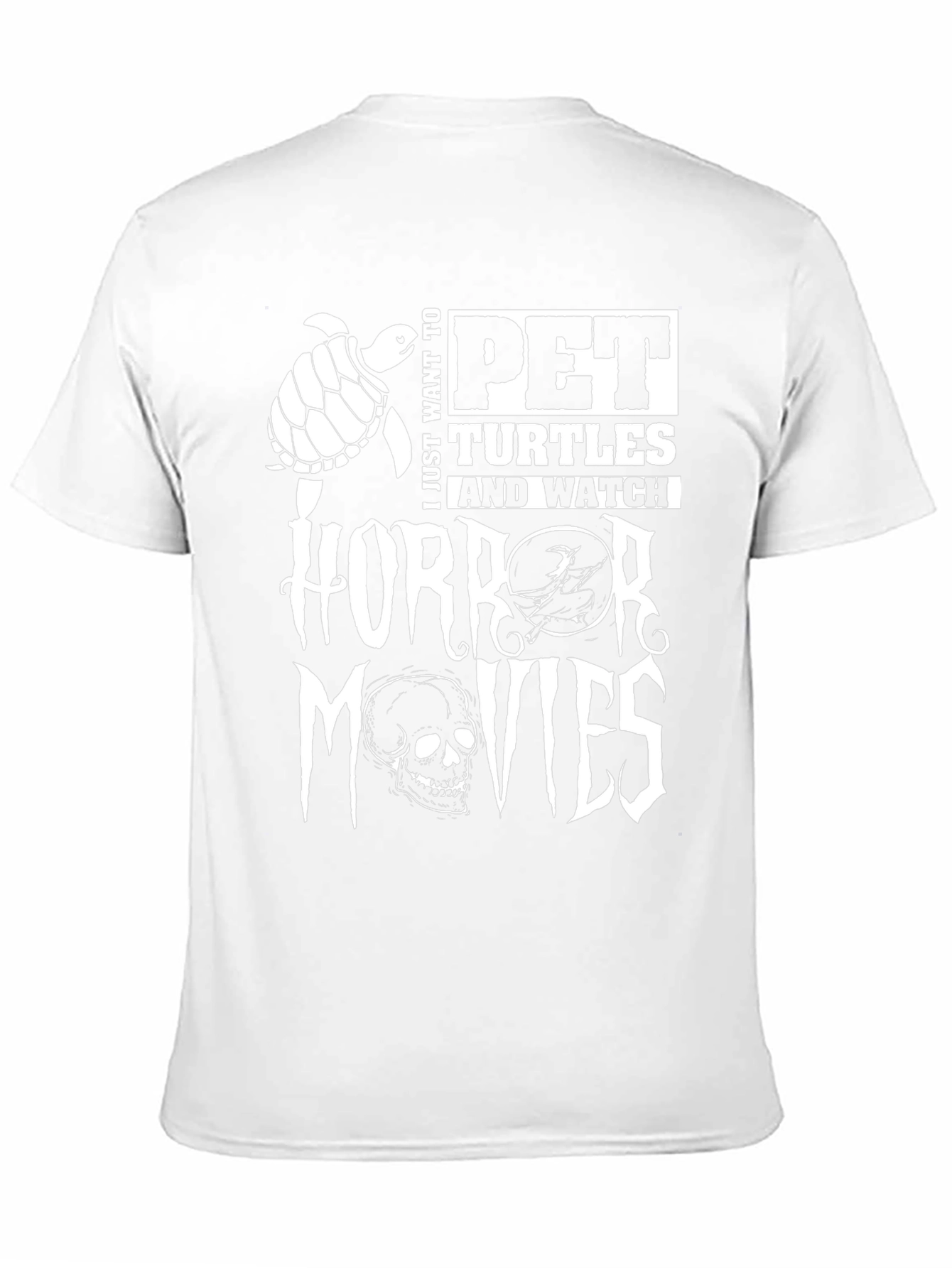 Pet Turtles & Horror Movies Graphic Tee