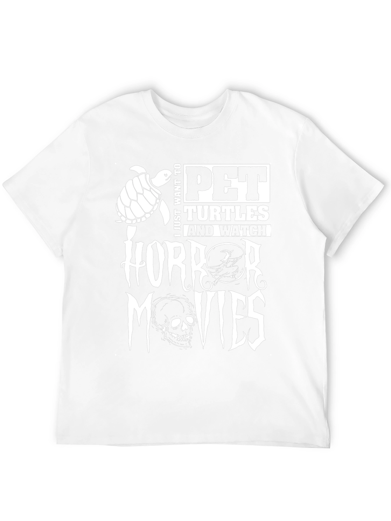 Pet Turtles & Horror Movies Graphic Tee