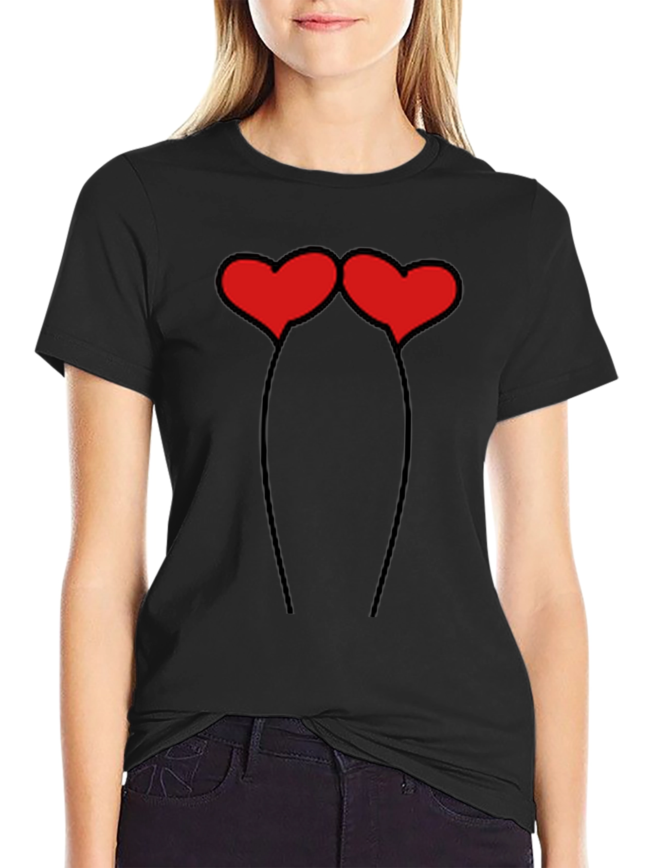 Heart Antenna T-Shirt - Love Bug