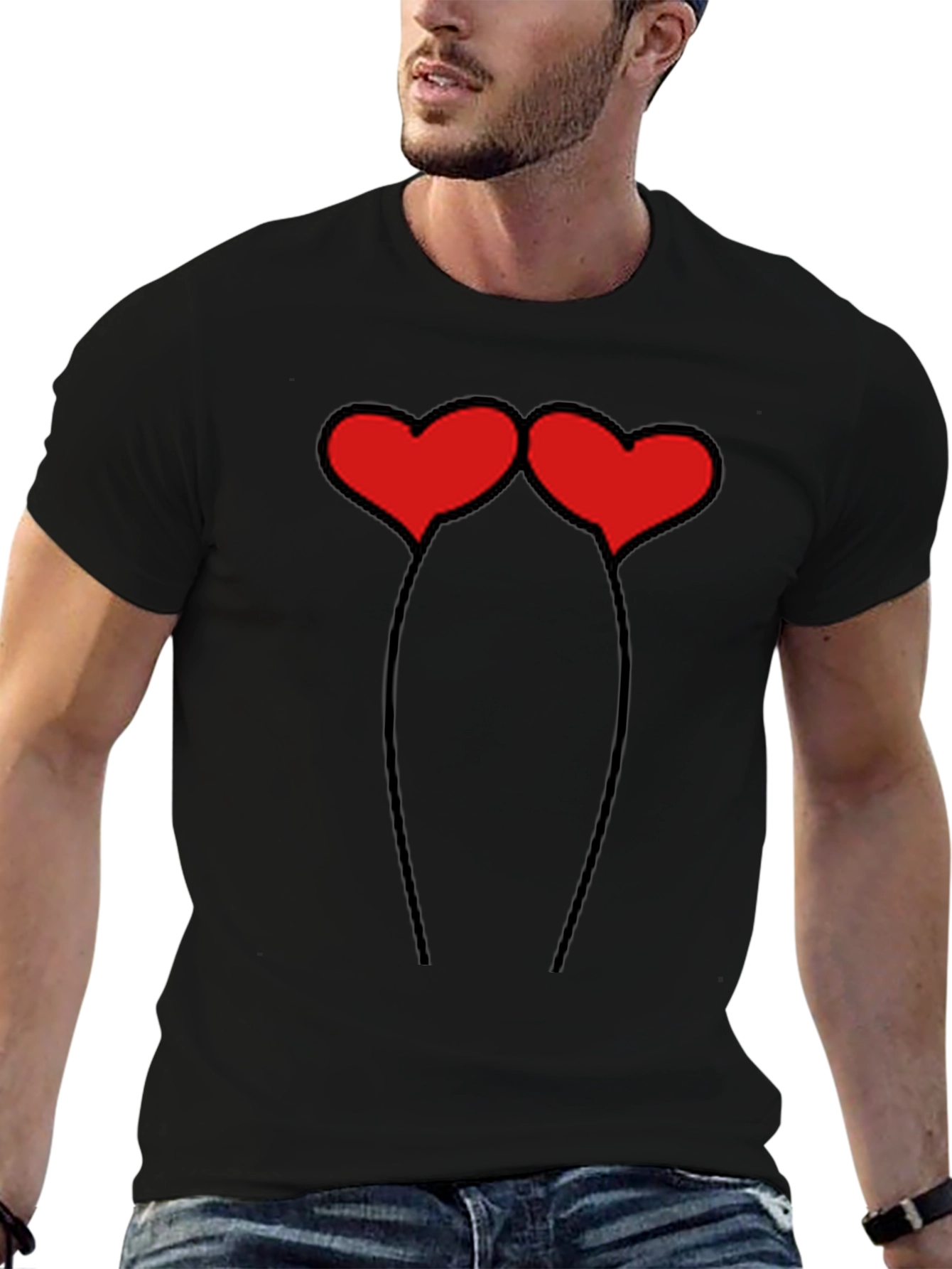 Heart Antenna T-Shirt - Love Bug
