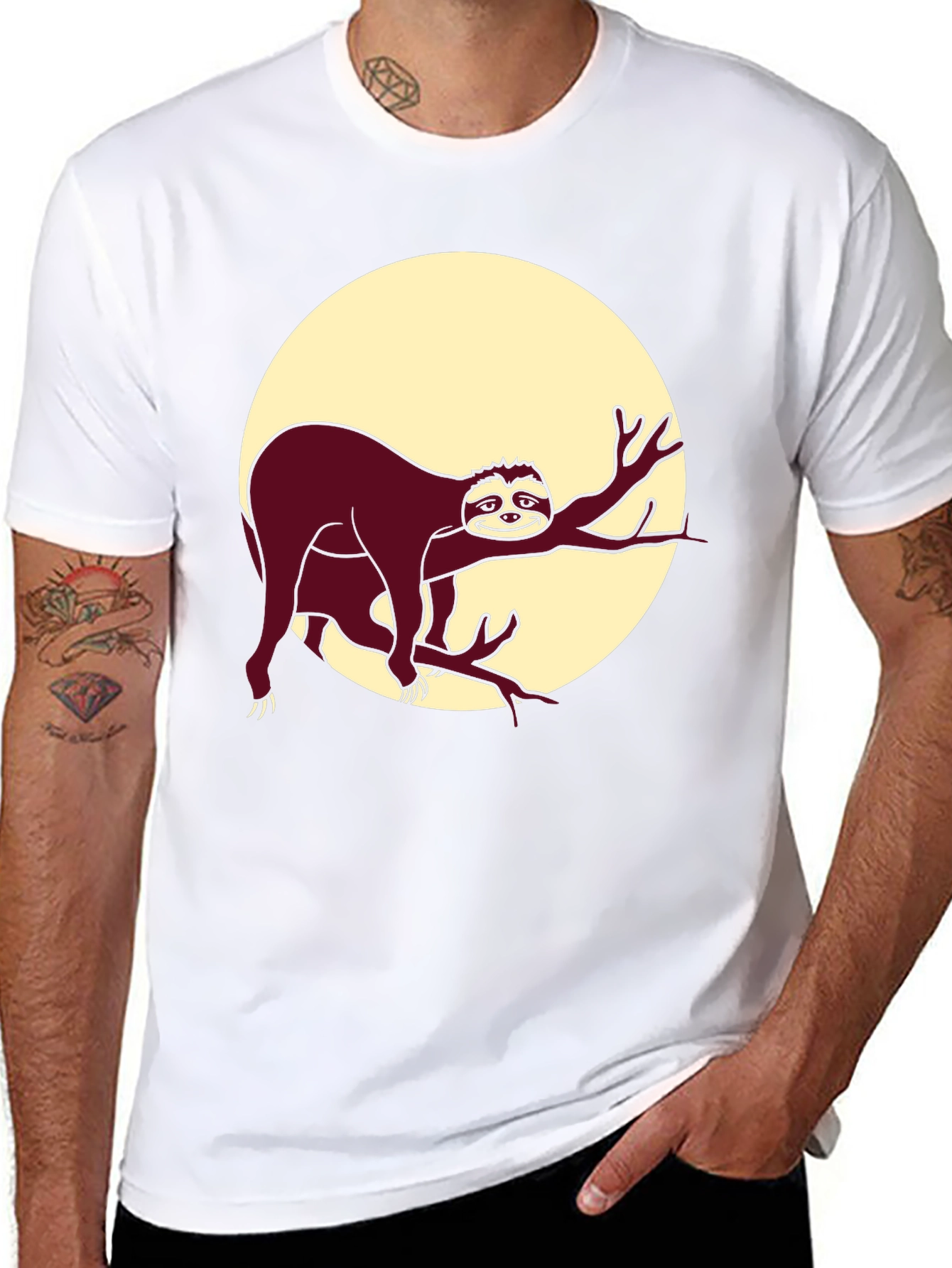 Sloth Graphic Tee - Lazy Days T-Shirt