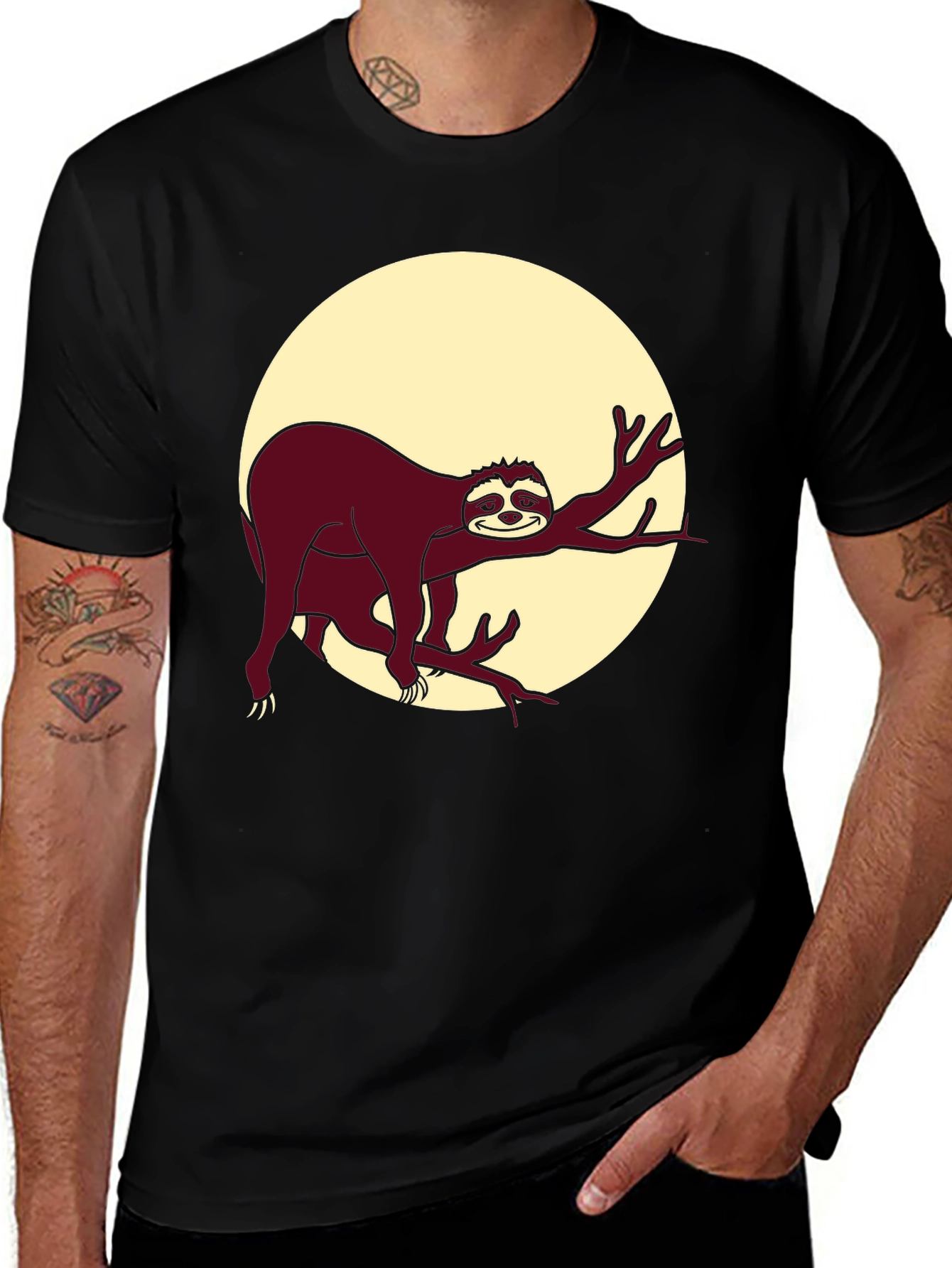 Sloth Graphic Tee - Lazy Days T-Shirt